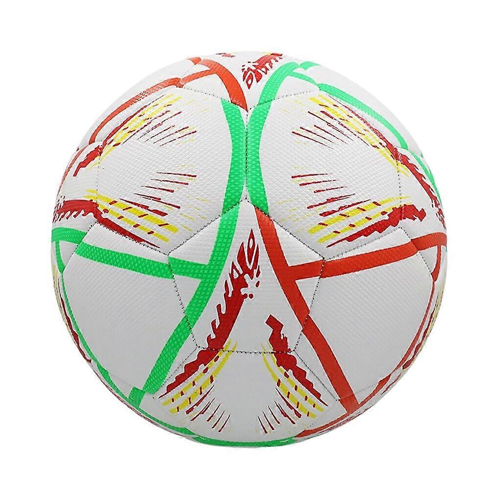 Team Spirit And Enjoy Competitive Matches With Soccer Ball Soccer Ball Size 4 Football Training Soccer Training, Red and blue lines, No.5 Ref: 3351