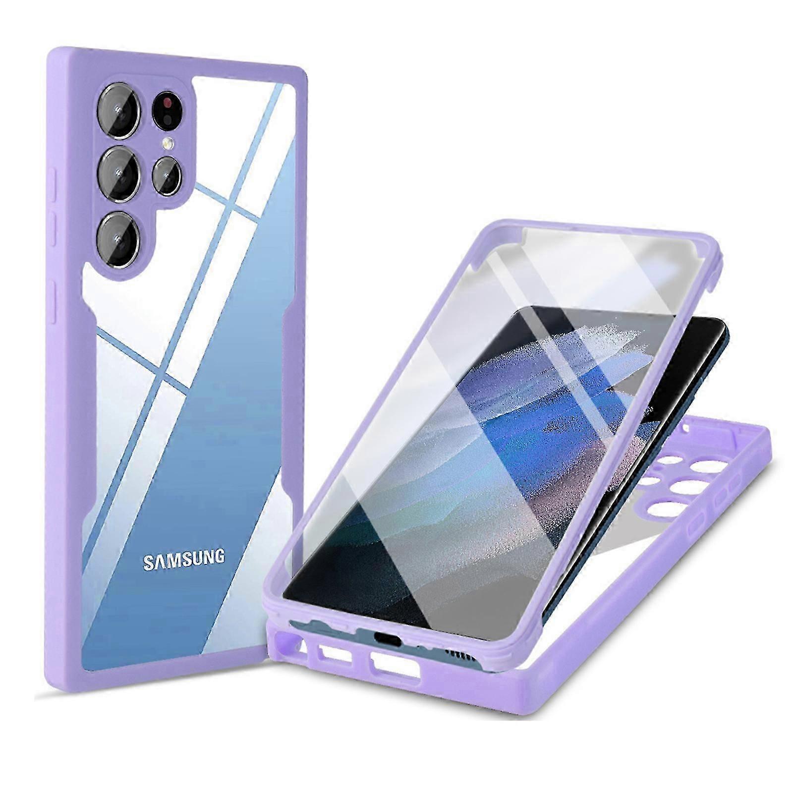for S24 Plus Case Built-in Lens & Screen Protector Full Body Shockproof Dustproof Waterproof, Anti-Scratch for Protective Case
