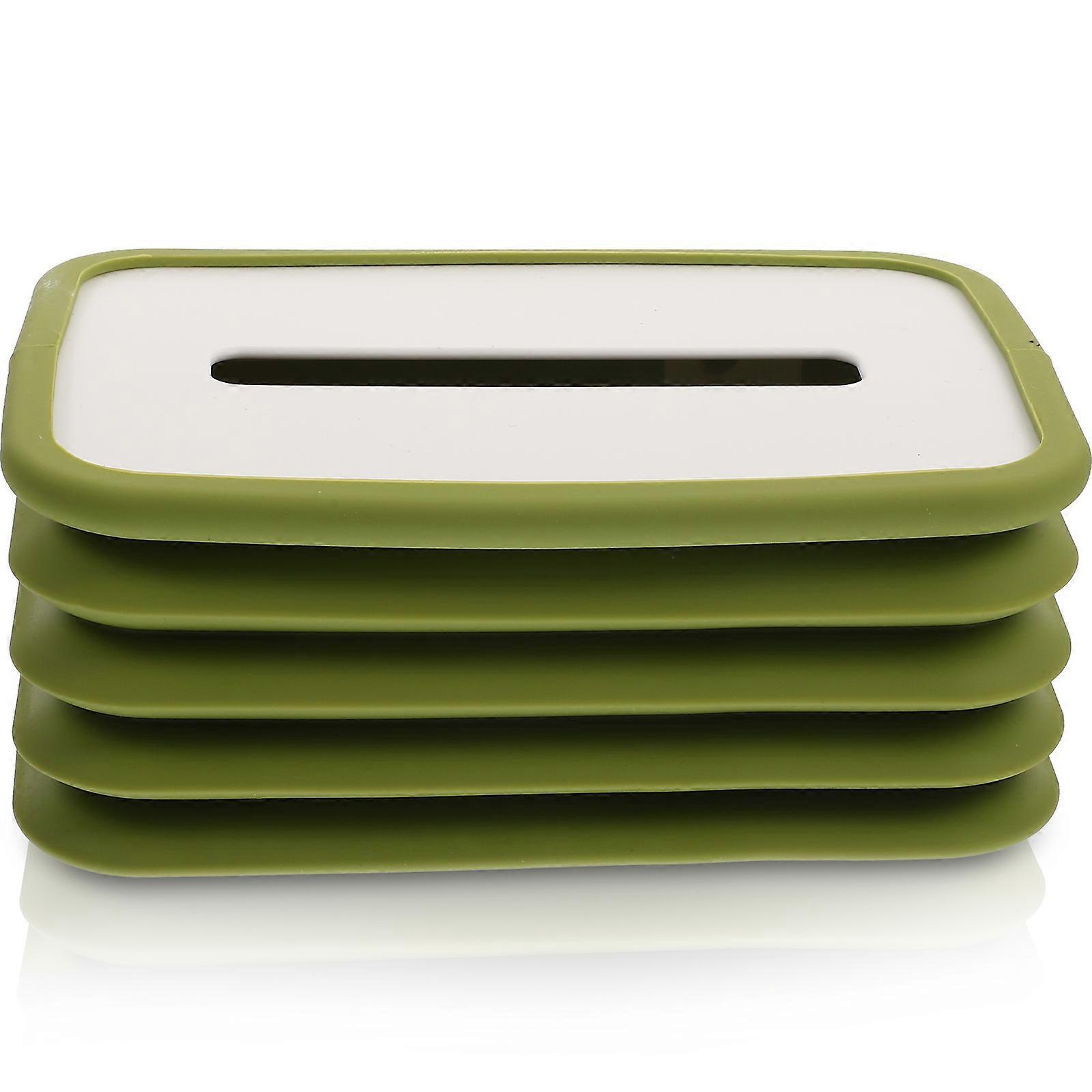 Silicone Tissue Box Decorative Napkin Holder Living Room Tissue Box Tissue Dispenser