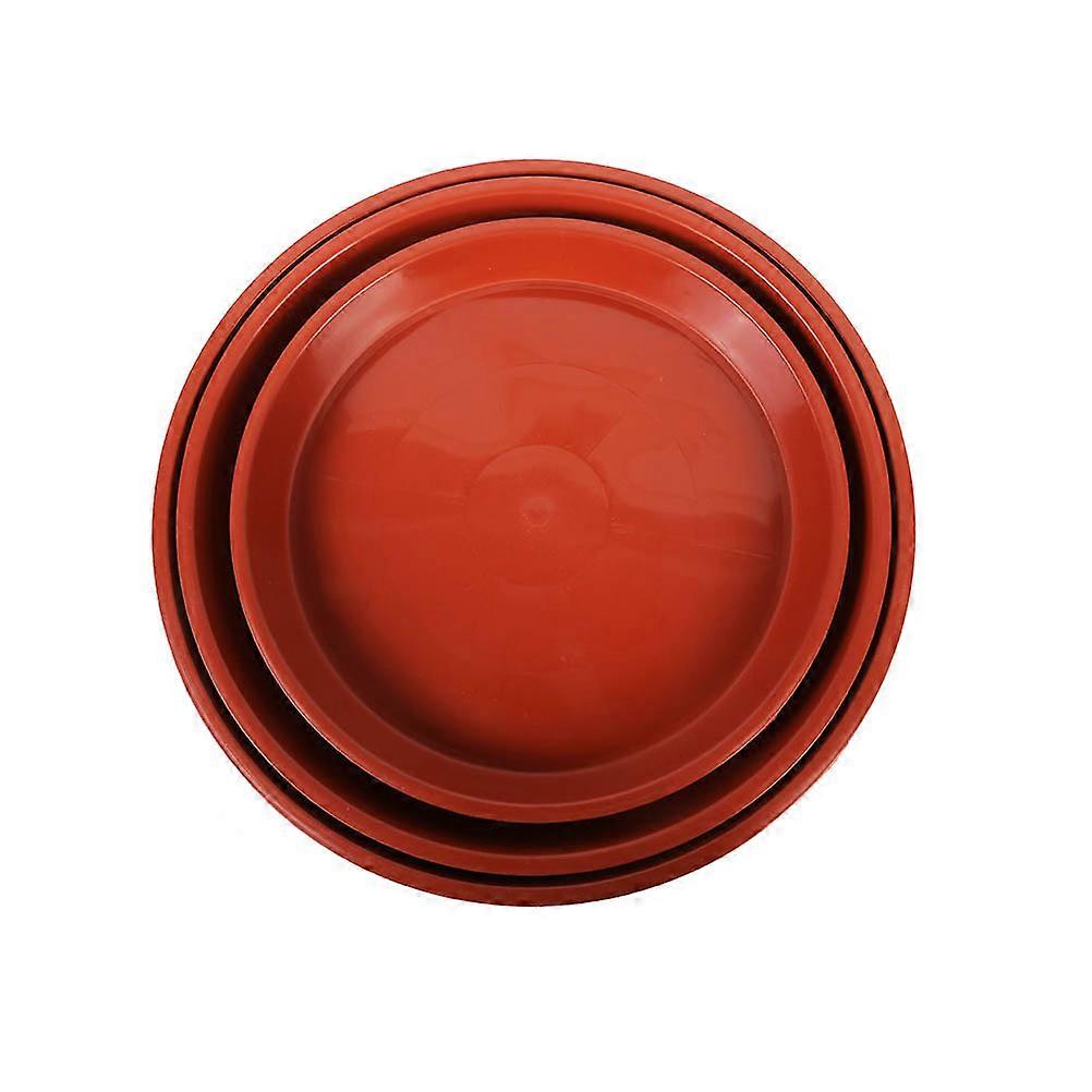 Flower Pot Saucers 12PCS Round Plastic Tray For Balcony Garden Occasion 23.5cm Diameter Prevent Water Damage