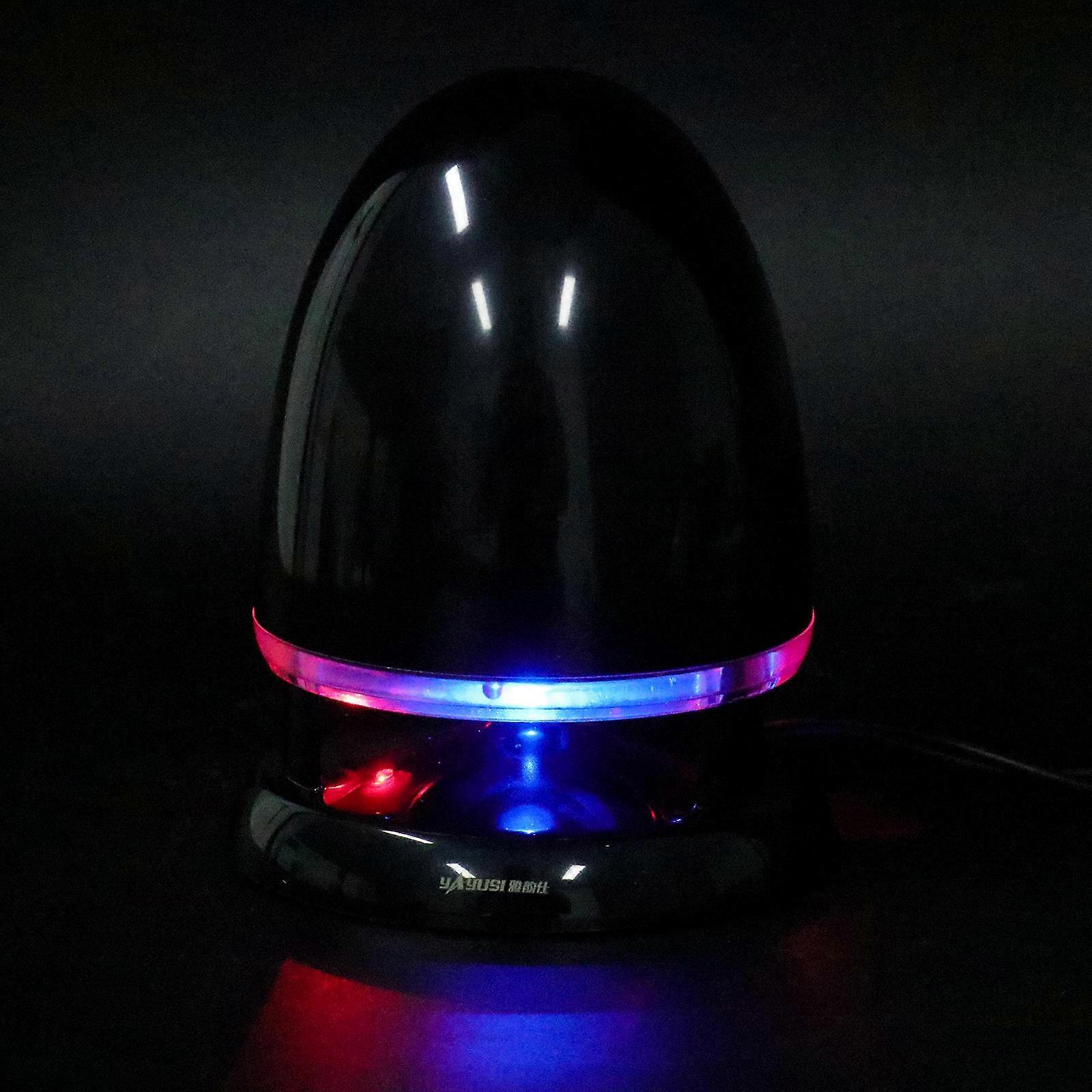Durable ABS Small Speaker with Colorful LED Lighting for Home Use Black 4 Inch