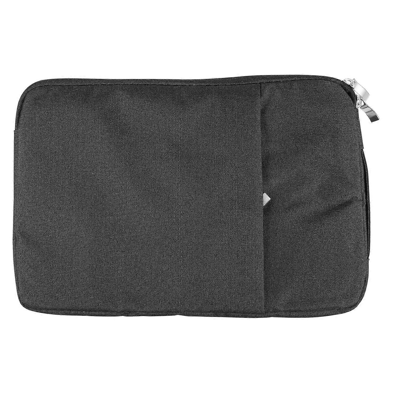 حماية حقيبة أكمام كمبيوتر محمول مقاومة للماء للكمبيوتر اللوحي والكمبيوتر المحمول باللون الأسود تصميم مضاد للخدش 1 قطعة