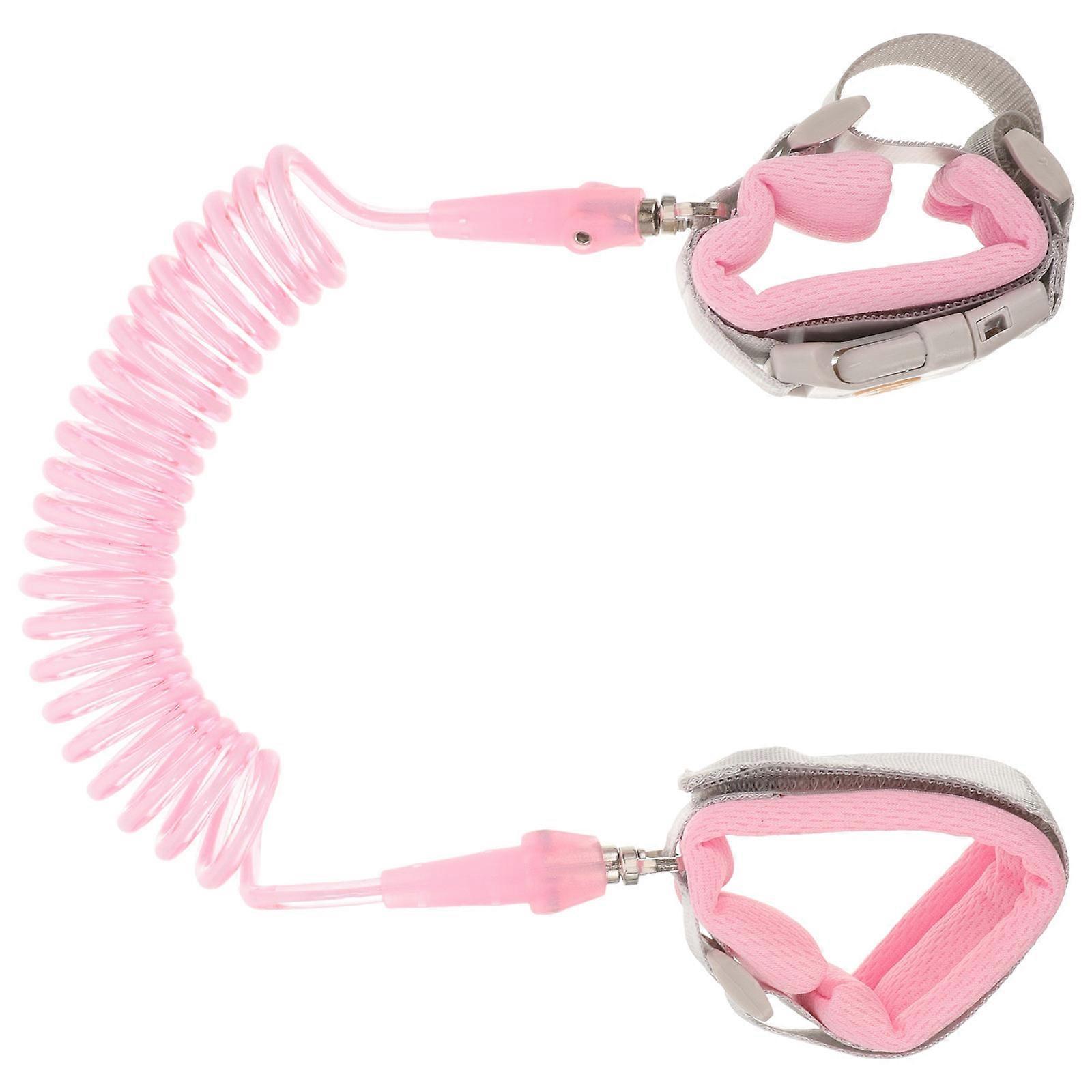 Children's Traction Rope For Outdoor Use Made Of PU And PVC With 1Pack Option In Pink