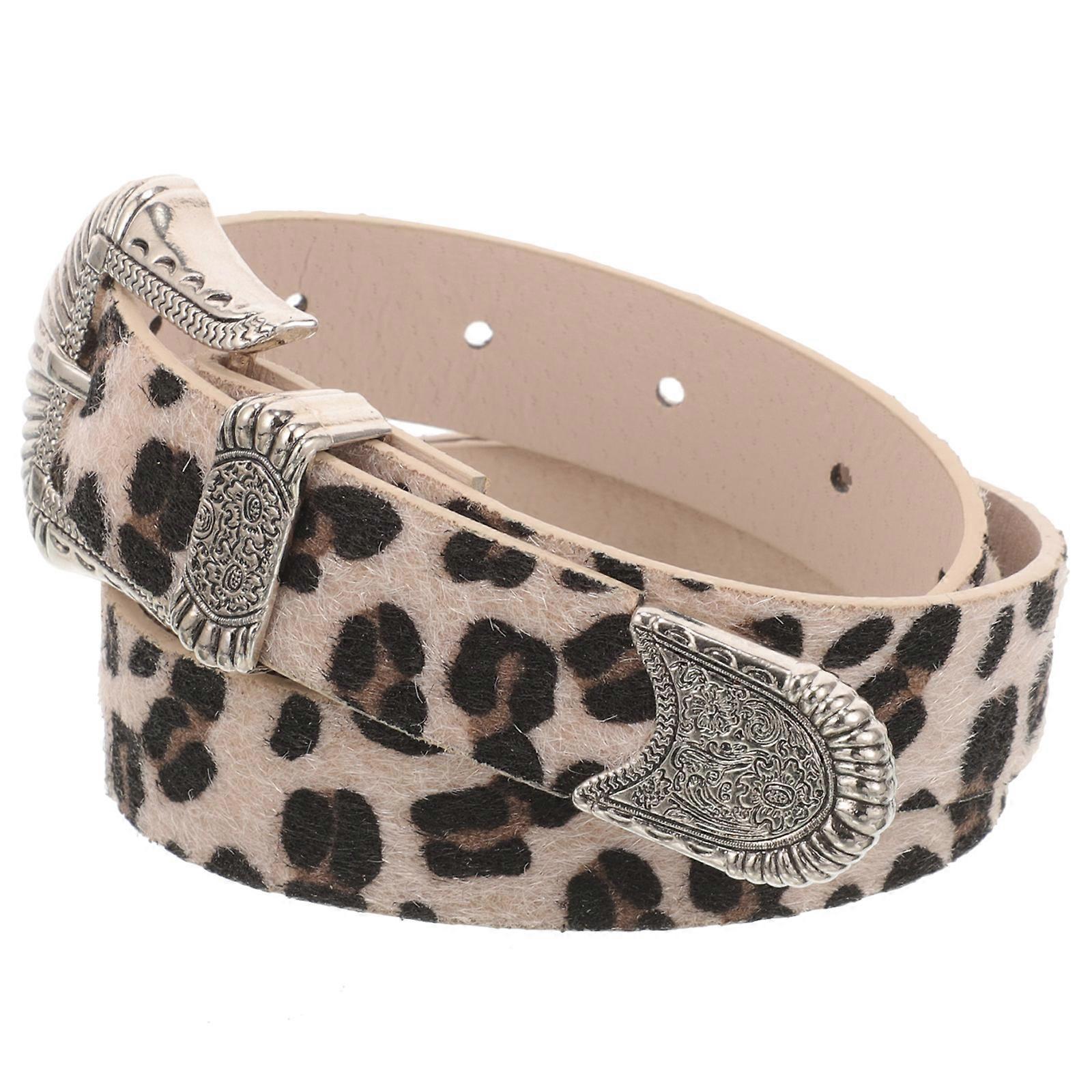 Leopard Print Body Chain for Women Decorative Alloy Vintage Style Belt 1 Piece