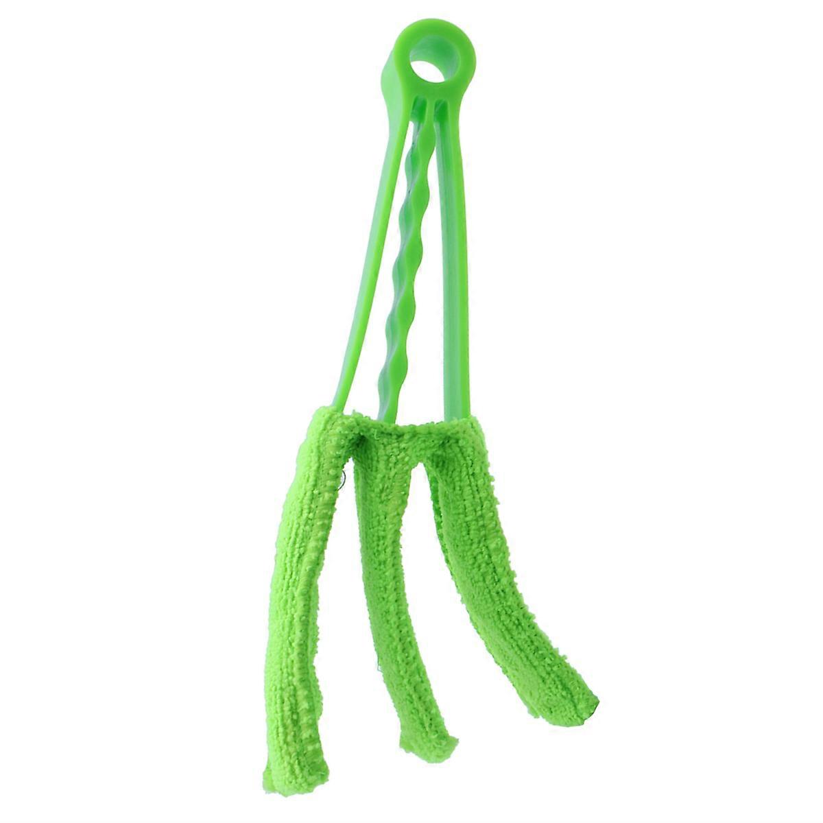 Multi-Function Cleaning Brush For Blinds And Air Conditioner 21Cm Long With Washable Microfibre Material 1Pack