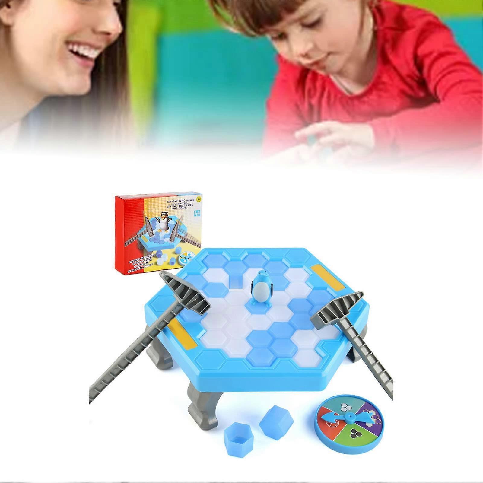 Ice Block Breaking Board Game for Adults, Large Size Interactive Educational Knock Block Tabletop Game for Family Fun, Trap Break Ice Puzzle Game