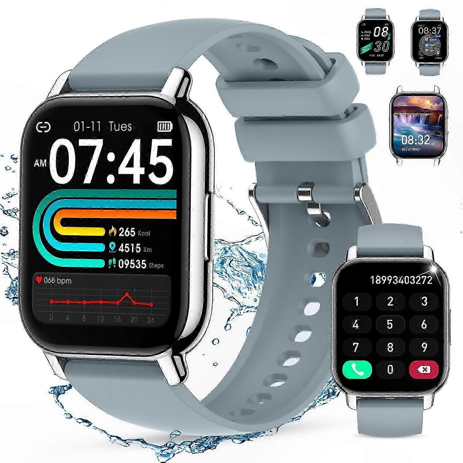Fitness Tracker with Call Capability, Full Touchscreen, and Health Monitoring Features
