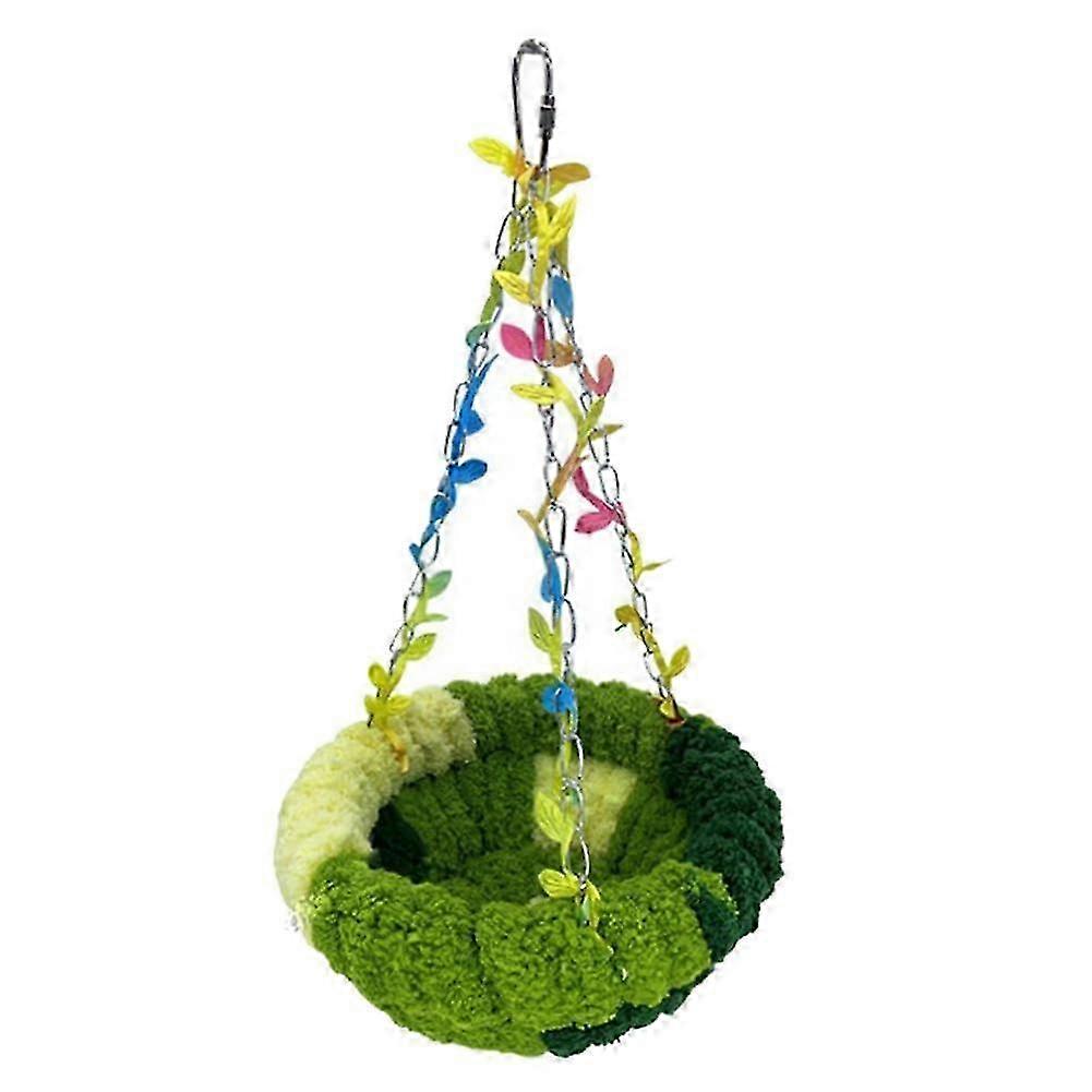 2025 Warm for birds, for parrots, specially designed for hanging swings for sleeping, small plush bird hammock A.