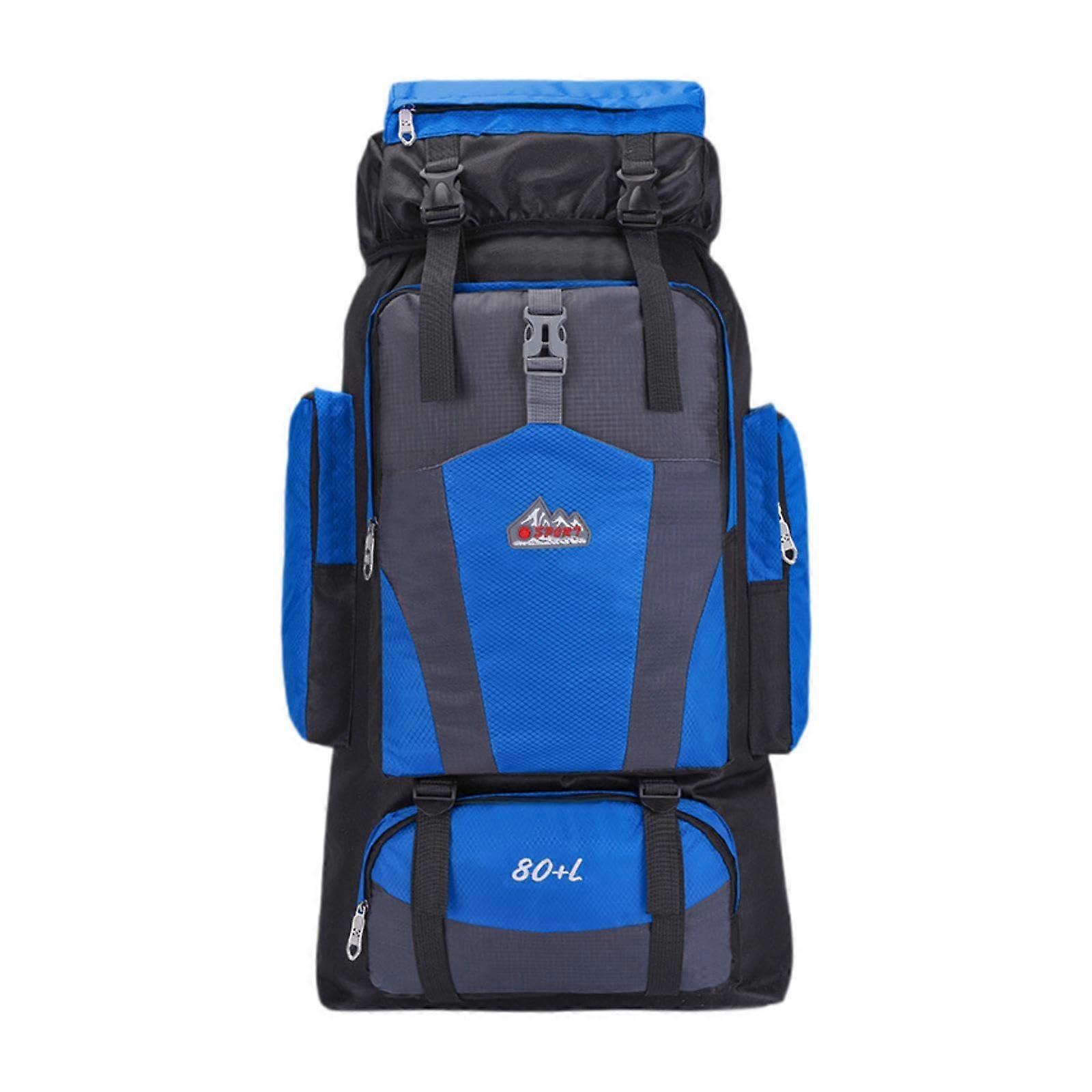 Wanderrucksack Hiking Backpack Casual Daypack Climbing Backpack Multi Purpose Travel Backpack Blue