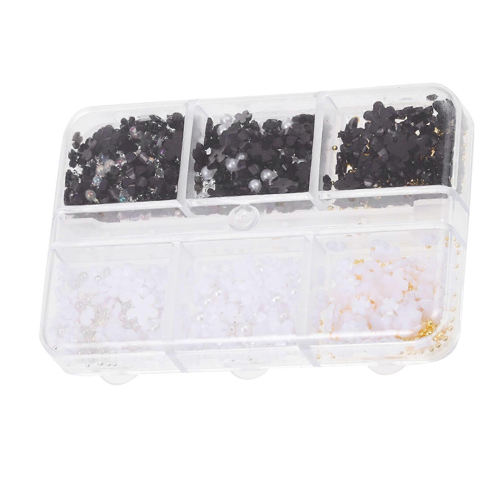 Nail Art DIY Charms with Delicate Flower Design for Decor Made of Resin Assorted Color