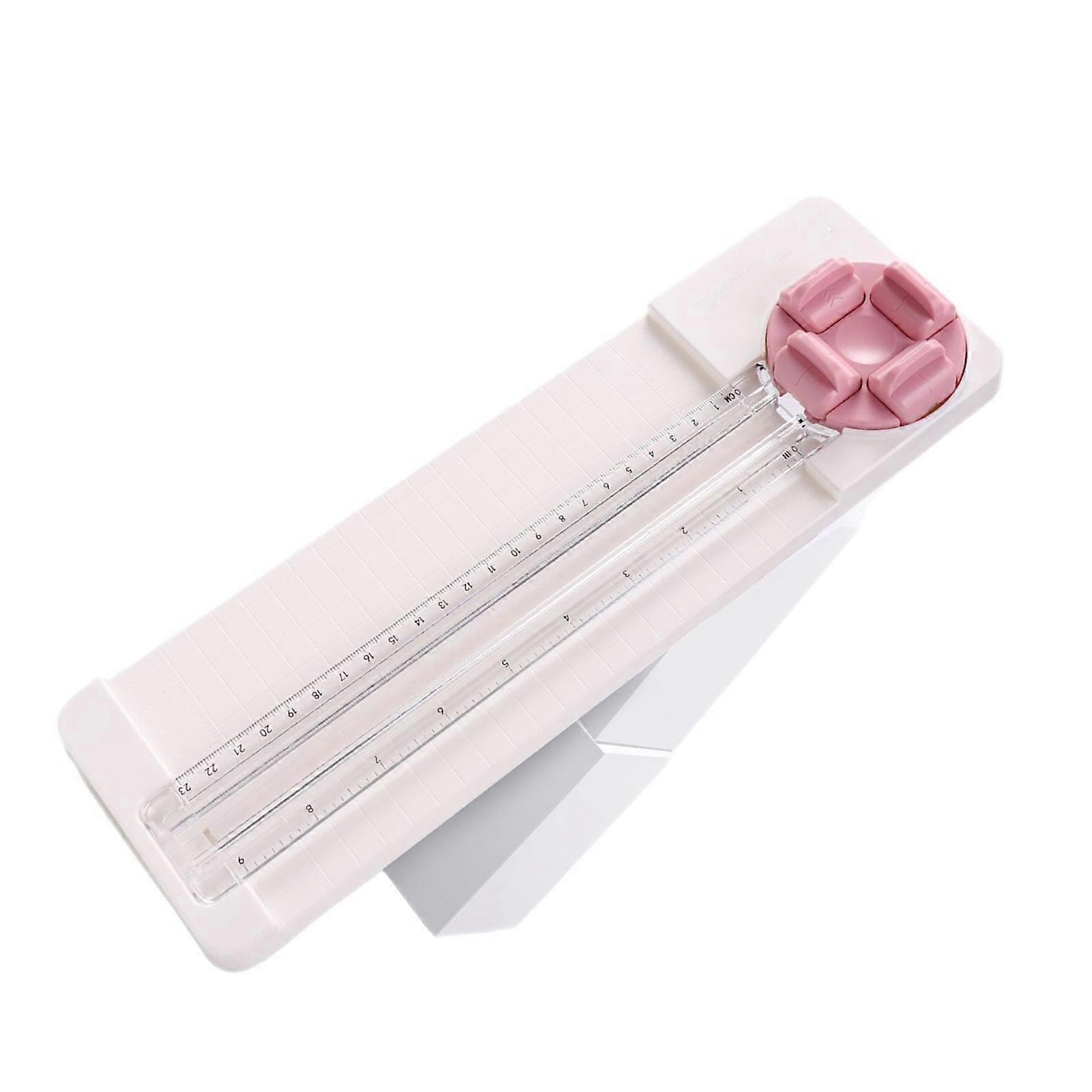 4 in 1 Paper Cutter Rotating Paper Trimmer Multifunctional Scrapbooking Tool for Paper Photos Label Cardstock Postcards fen se