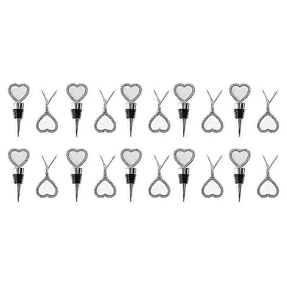 For 10pcs Sublimation Blank Wine Bottle Stoppers