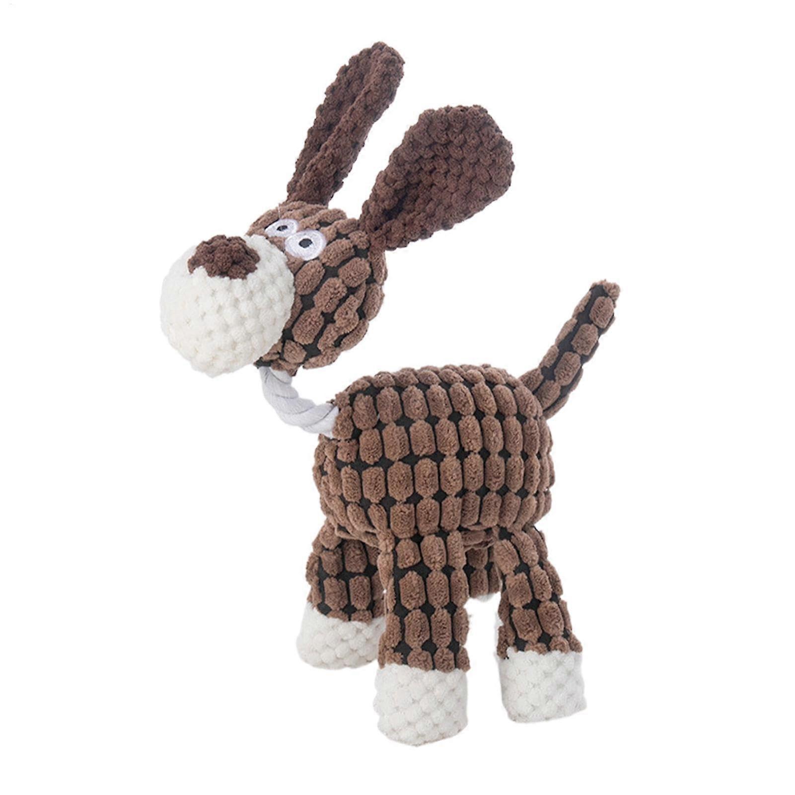 Squeaky Plush Dog Toy, Soft Plush Material, Interactive Toy for Puppies and Small to Medium Dogs