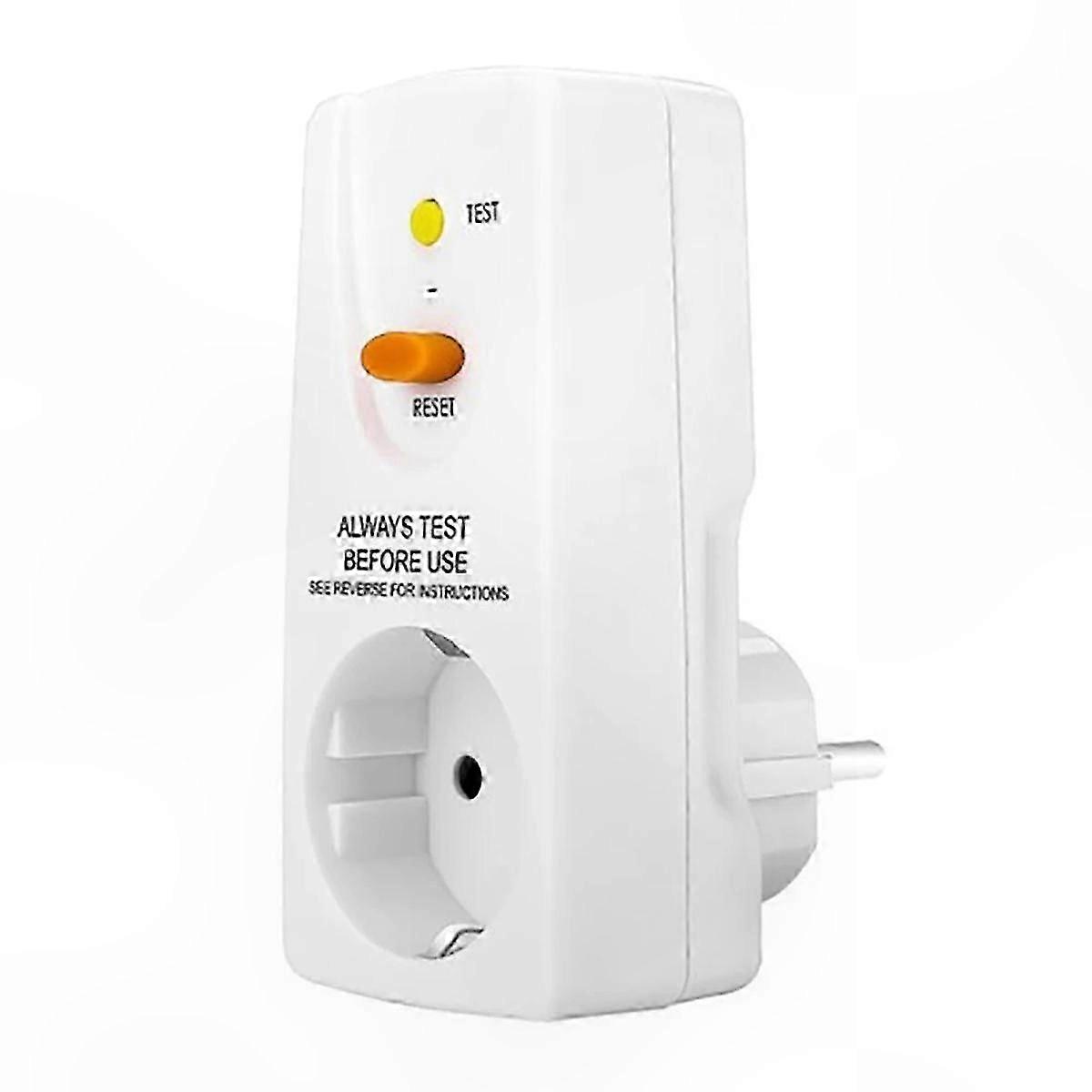 16A GFCI Leakage Protection Plug RCD Socket Circuit Breaker Safety Switch Personal Protection Home Use Power Cutout Device