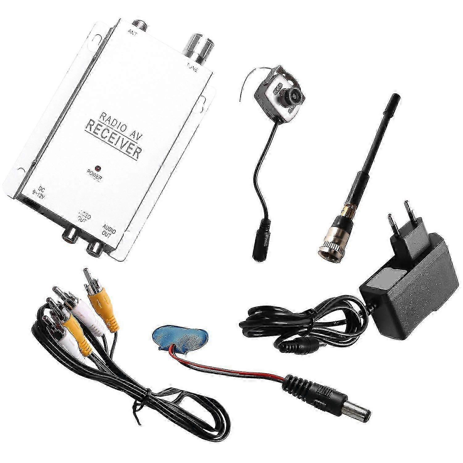 1.2G Wireless Camera Kit Radio Av Receiver con Surveil Home (EU Plug)