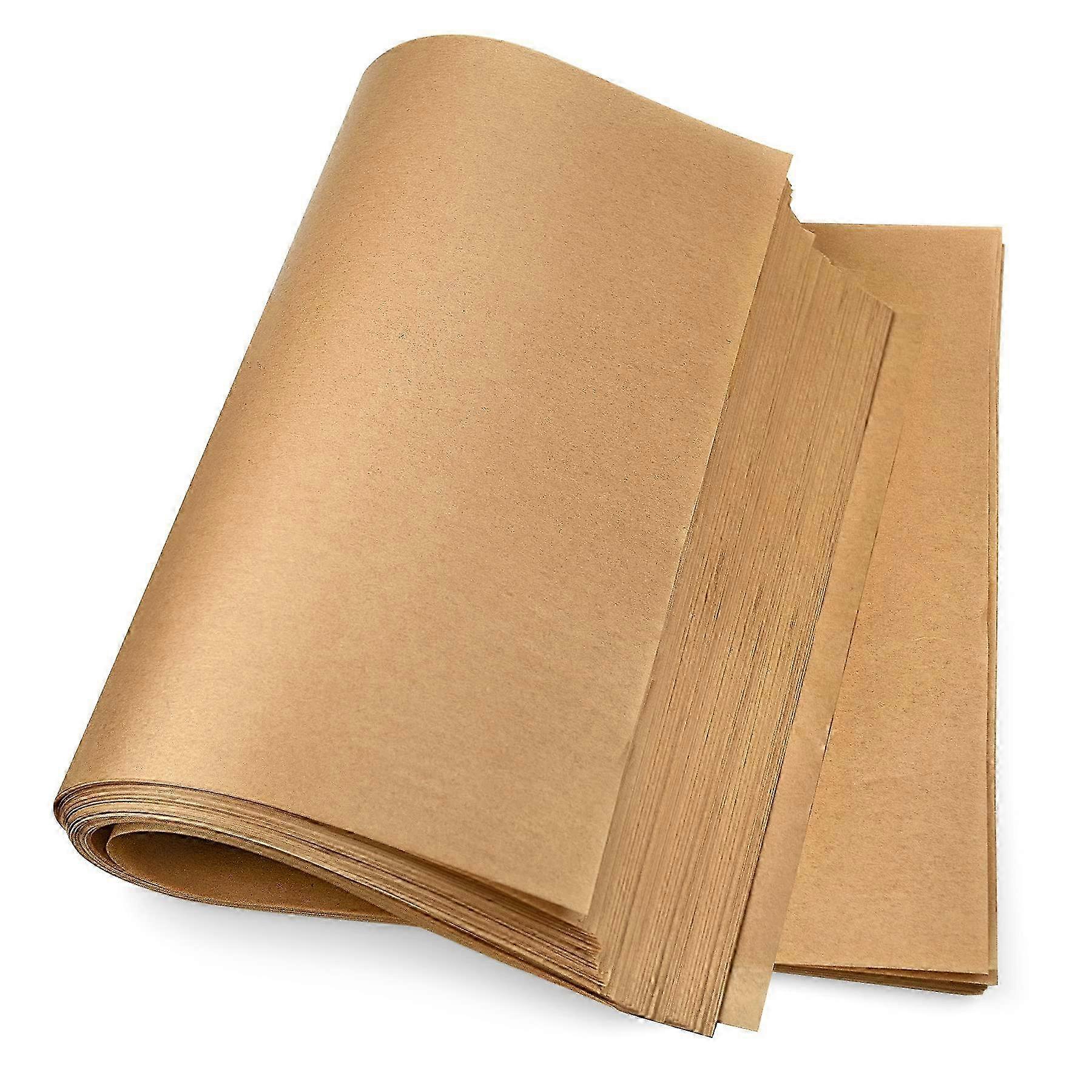 100PCS Unbleached Parchment Paper Precut for Baking, Half Sheet for Cookie Sheets