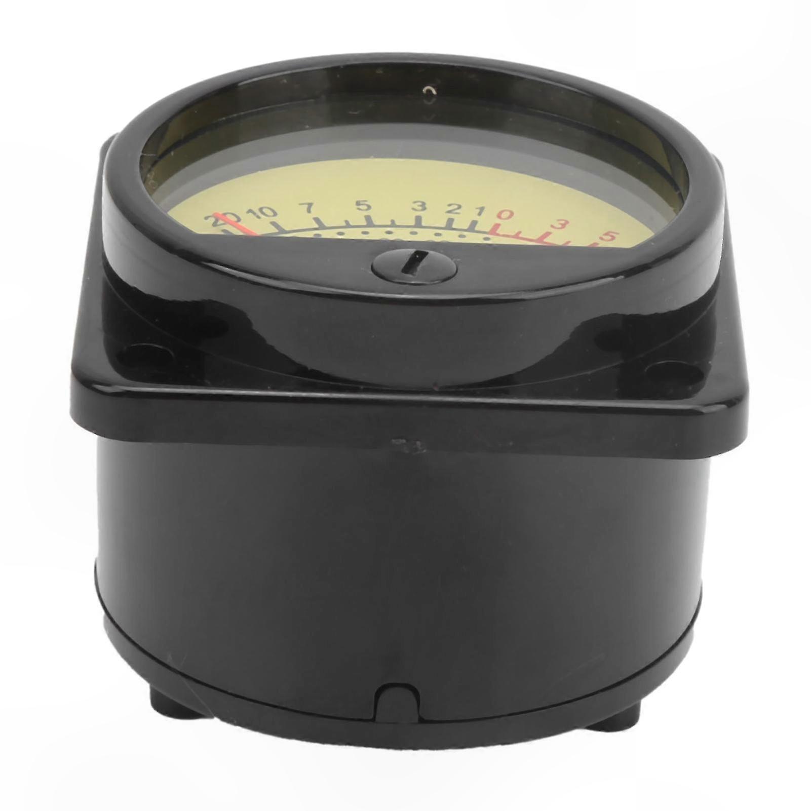 Yellow 45mm VU Meter with LED Backlight and DC500uA o Level Power Tester