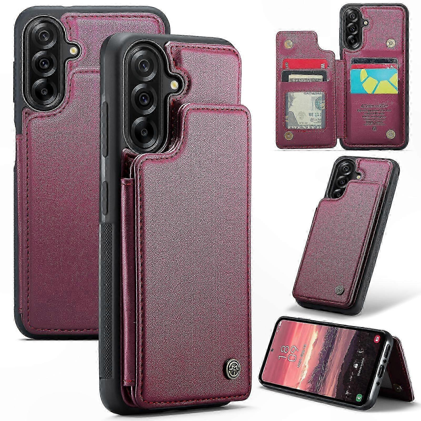 RFID Blocking Card Holder Phone Case with Anti-Theft Technology