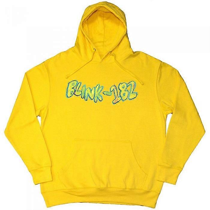 Blink 182 Unisex Adult Crayon Logo Hoodie