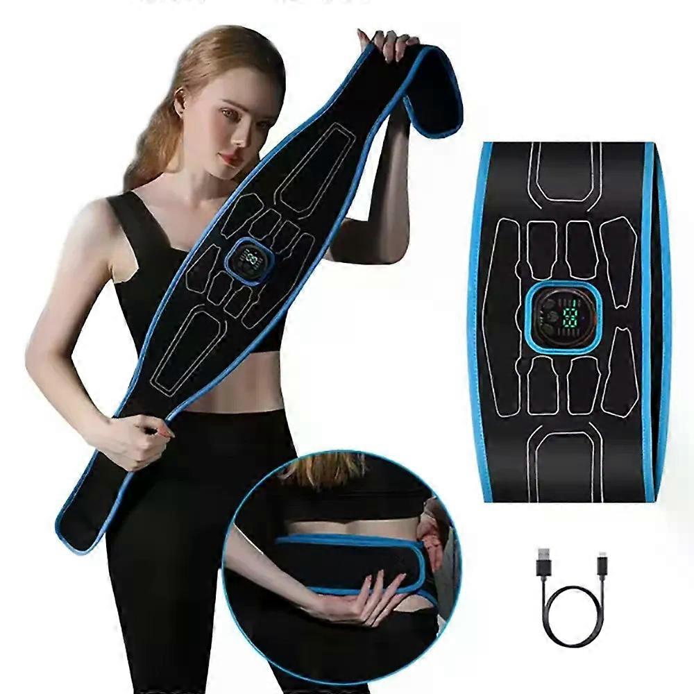 EMS Abdominal Toning Belt Electric Muscle Stimulator Toner ABS Abdominal Waist Shaping Massage Lose Weight Body Slimming Fitness