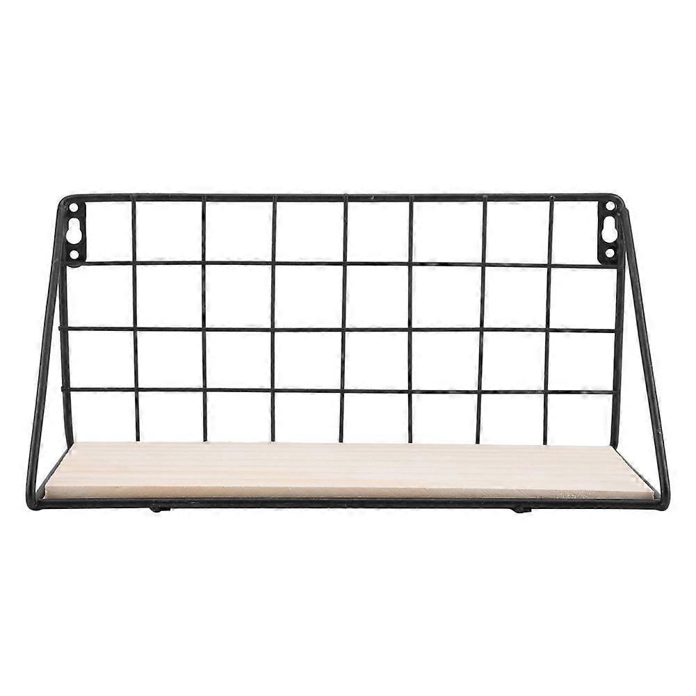 Solid Wood Floating Wall Shelf, Display Ledge, Storage Rack (S without Metal Bar)