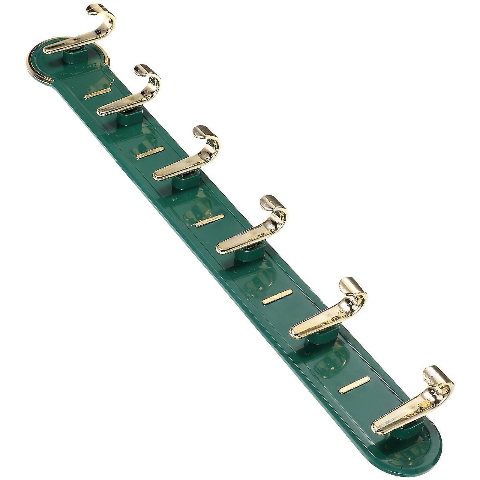 Medal Hanger Display Rack with Green Hooks – Space Saving Wall Mounted Showcase for Sports Awards, Gymnastics, Running, and Home Decor Storage