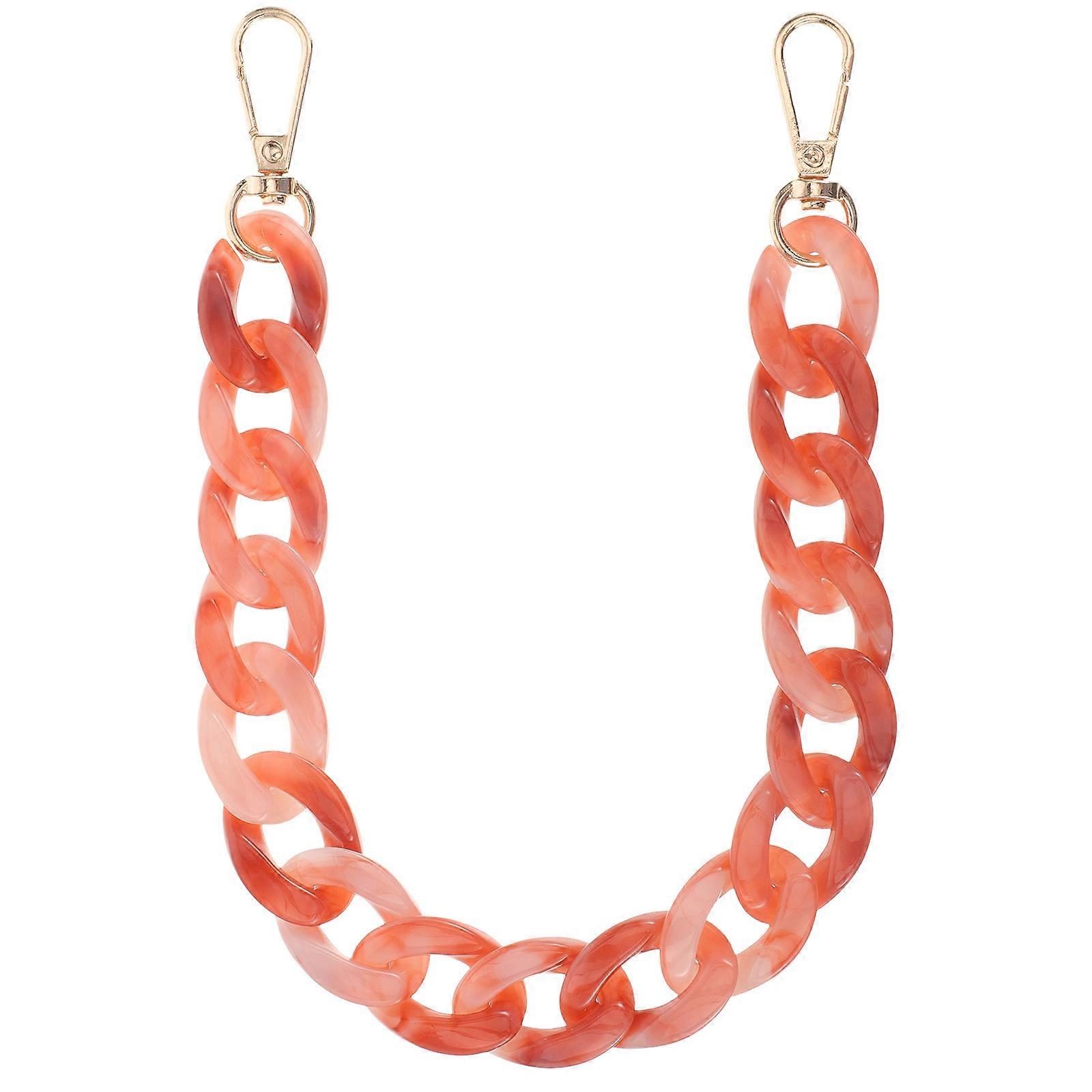 Removable Acrylic Bag Chain for DIY Handbag and Tote with Fashionable Design Assorted Color