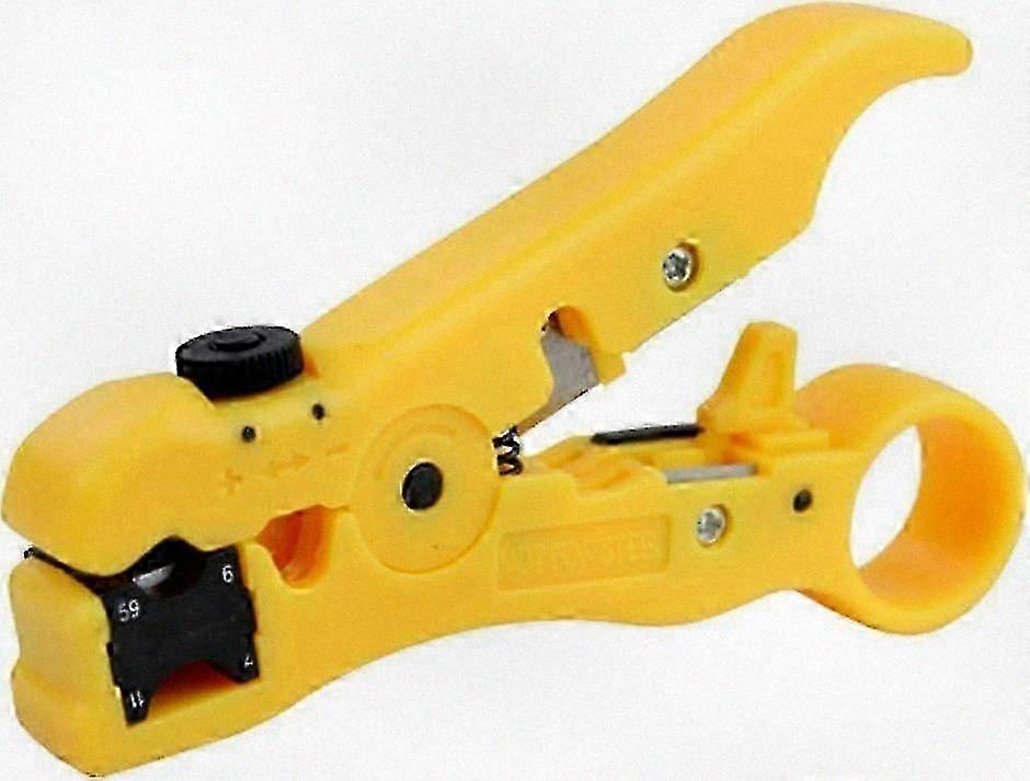 Multi-Purpose Cable Stripper for Coaxial, Ethernet and Various Wire Types