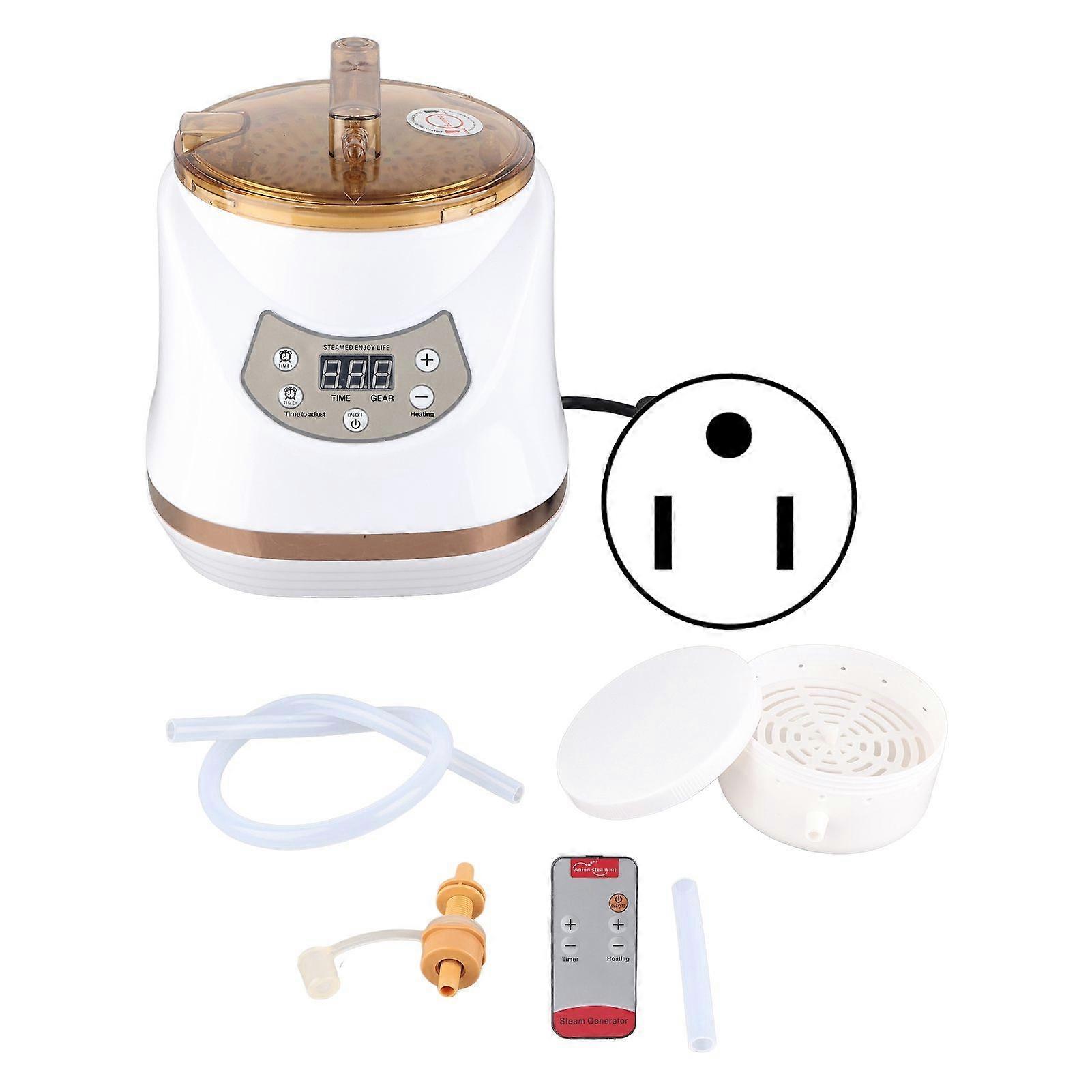 1000W 2L Sauna Steamer Pot Portable Multifunctional Spa Fumigation Machine for Body Detox Weight LossUS Plug 110V