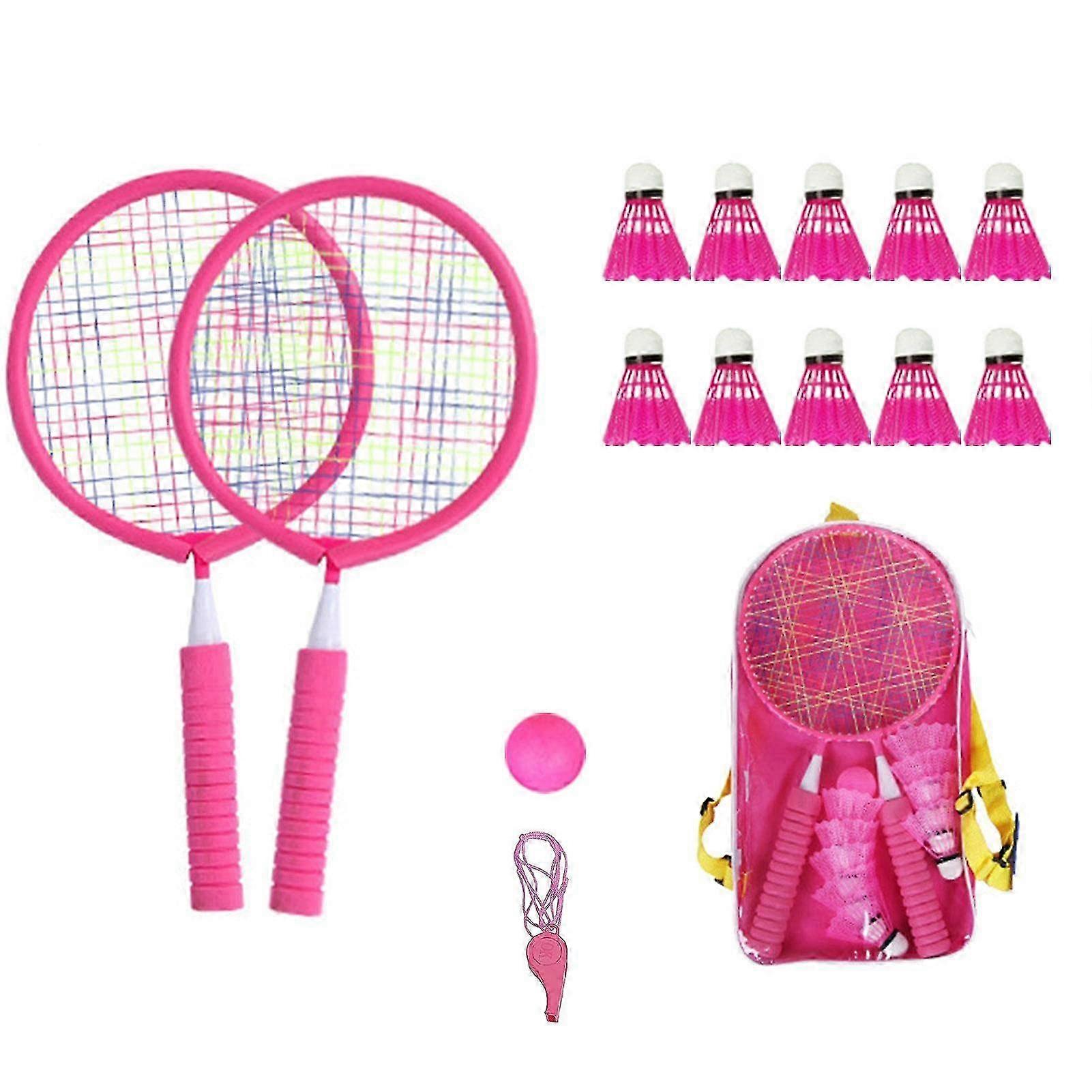 Children's Badminton Racket Set, Mini Badminton Set with 10 badmint...