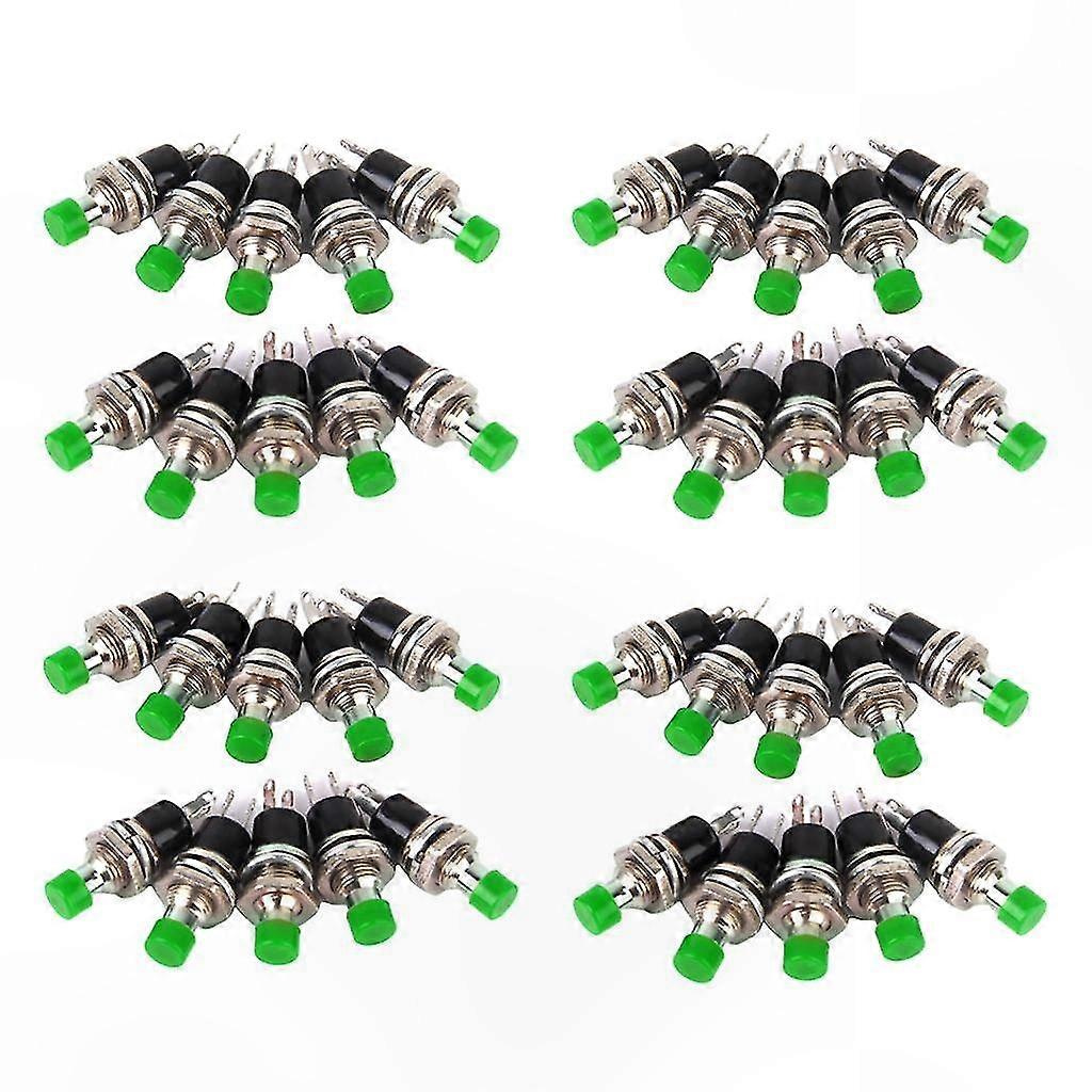 Green Mini Push Button Switch for Model Railway Hobby Projects