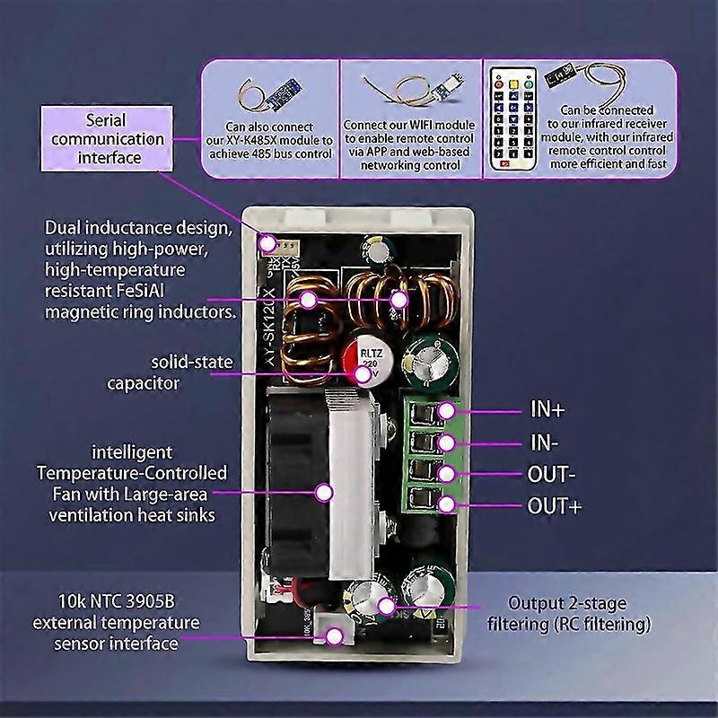 For Sk120x Nc Lift Voltage Dc Adjustable Regulated Voltage Power Supply Constant Voltage Current Sol