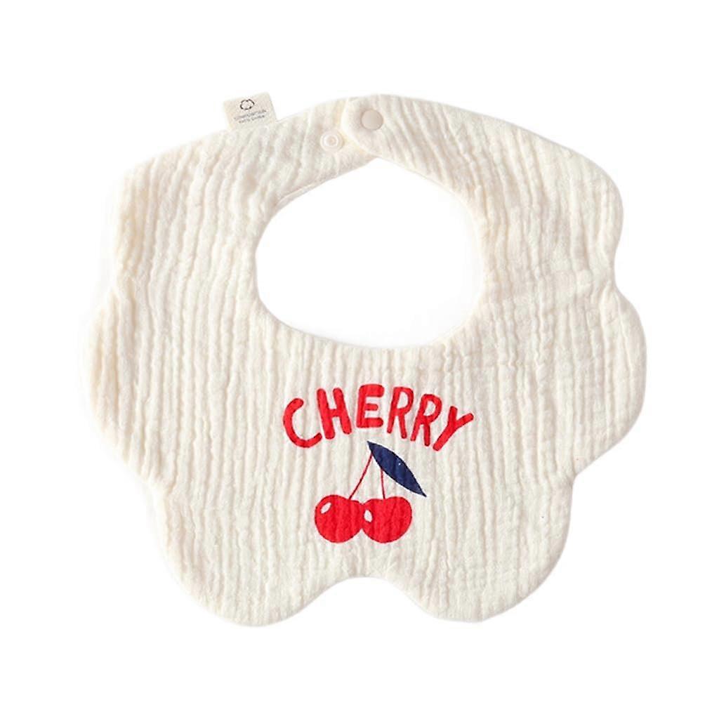 Multi-Purpose 6 Layer Cotton Baby Bandana Bibs for Newborn Feeding, Teething, and Drooling, Soft Absorbent Design