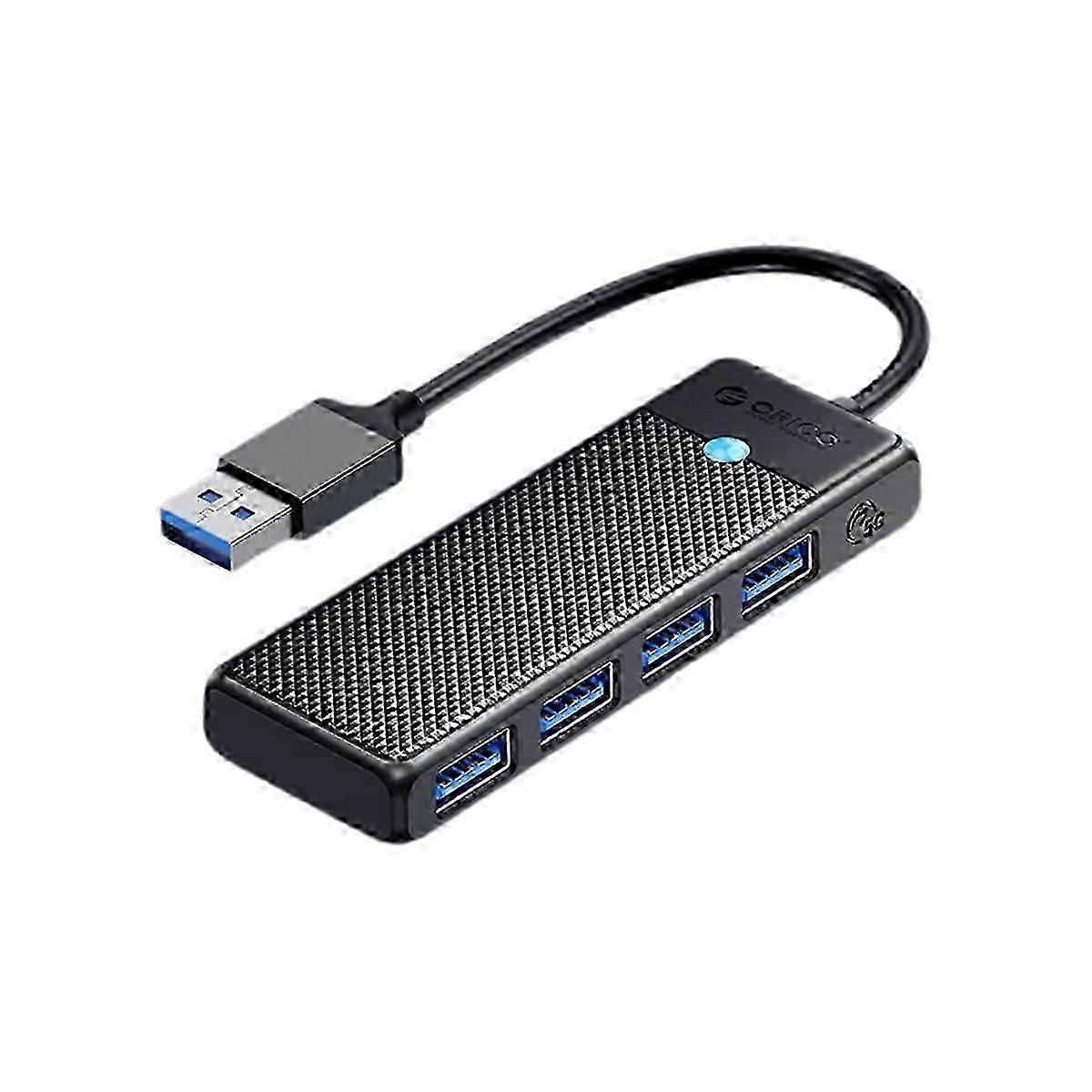 USB-A Docking Station 4-in-1 USB 3.0 Hub USB Splitter 5Gbps for PC Laptop Accessoriesblack SZRH