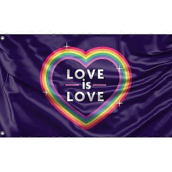 Love Is Love Flag Pattern 381