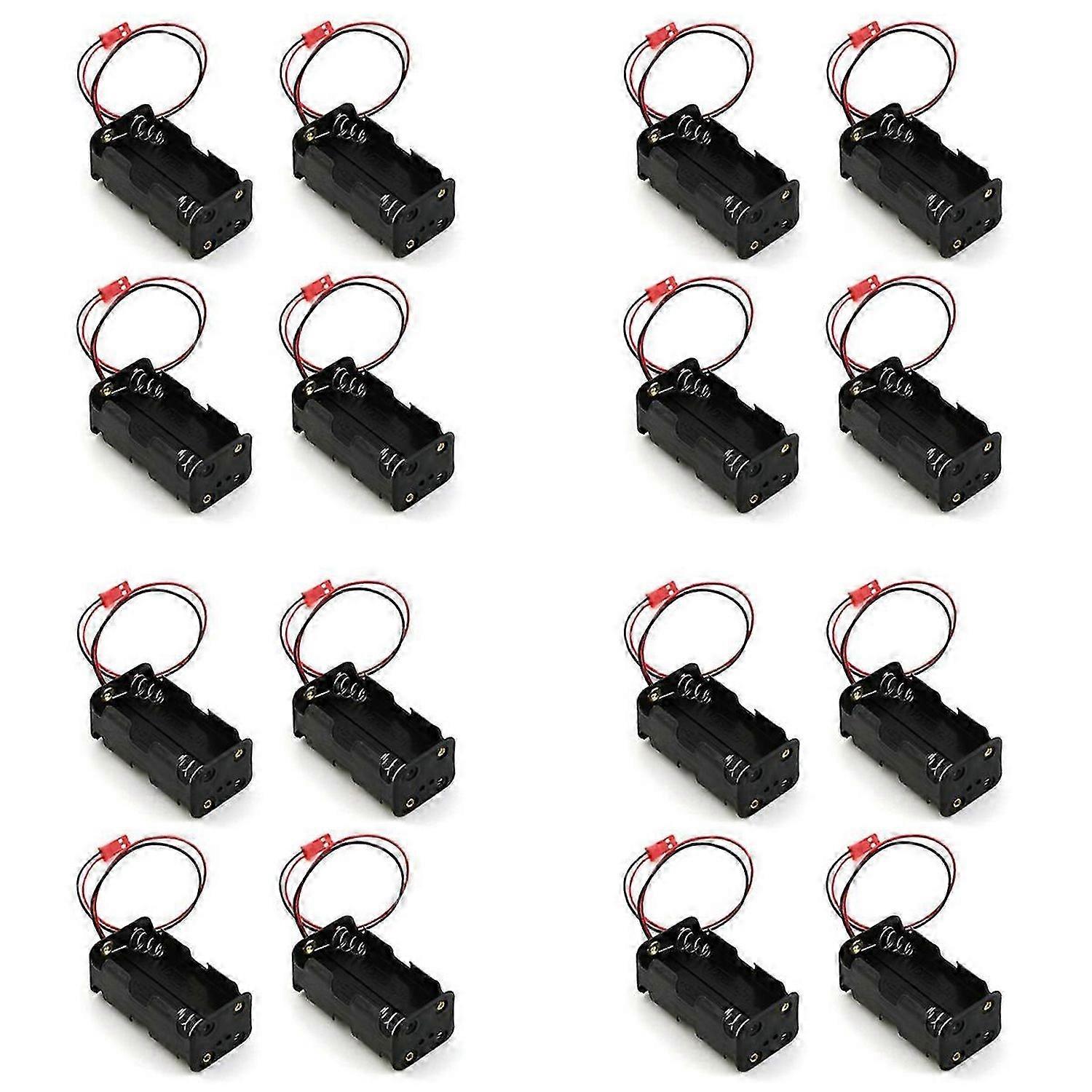 4Pack 6V 4XAA Battery Container Case for Redcat 1/8 1/10 RC Car