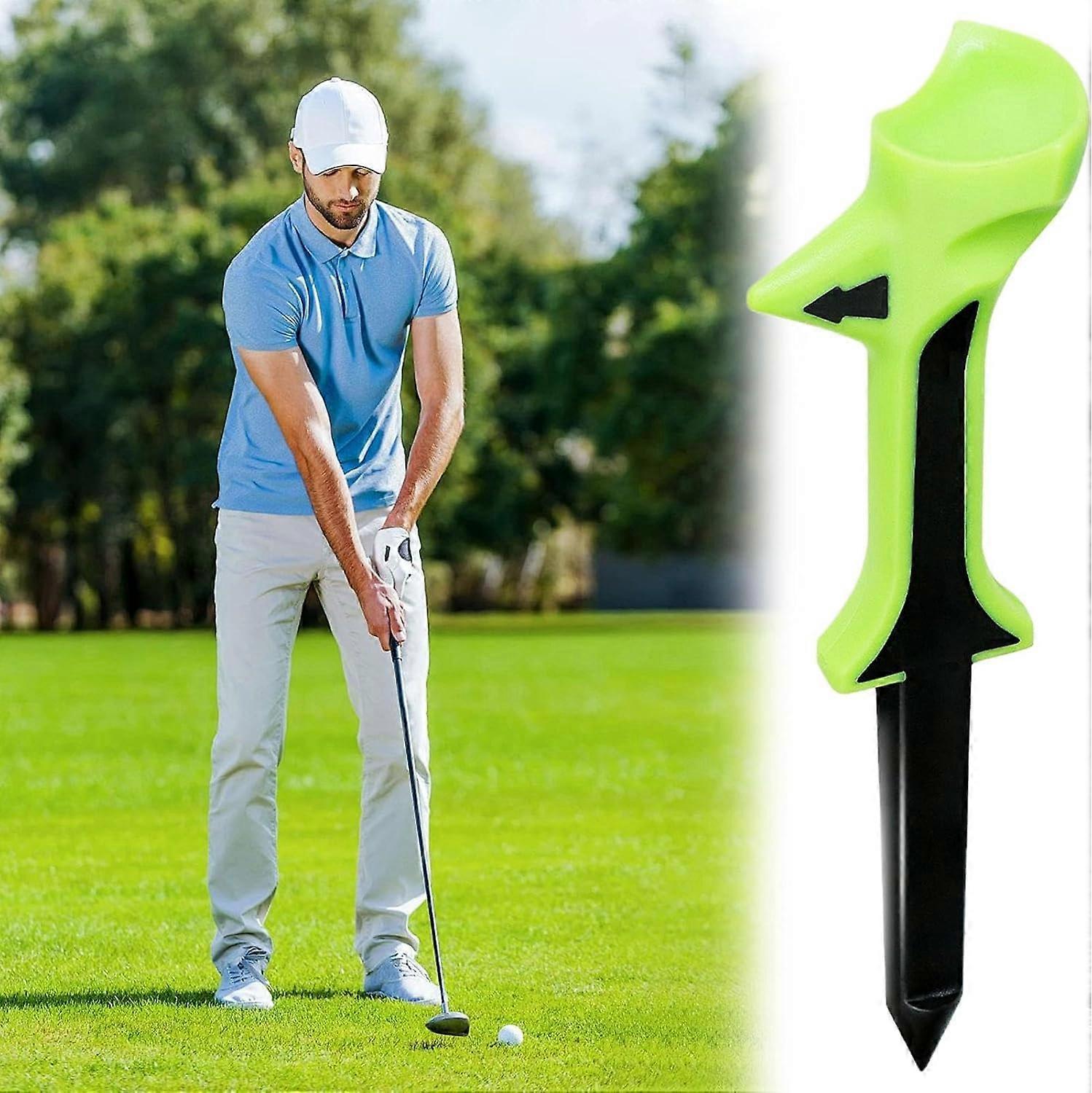 Golf Tees 10Degree Tilt Diagonal Castle Tee Tapered Base For Beginner Training And Practice Ranges