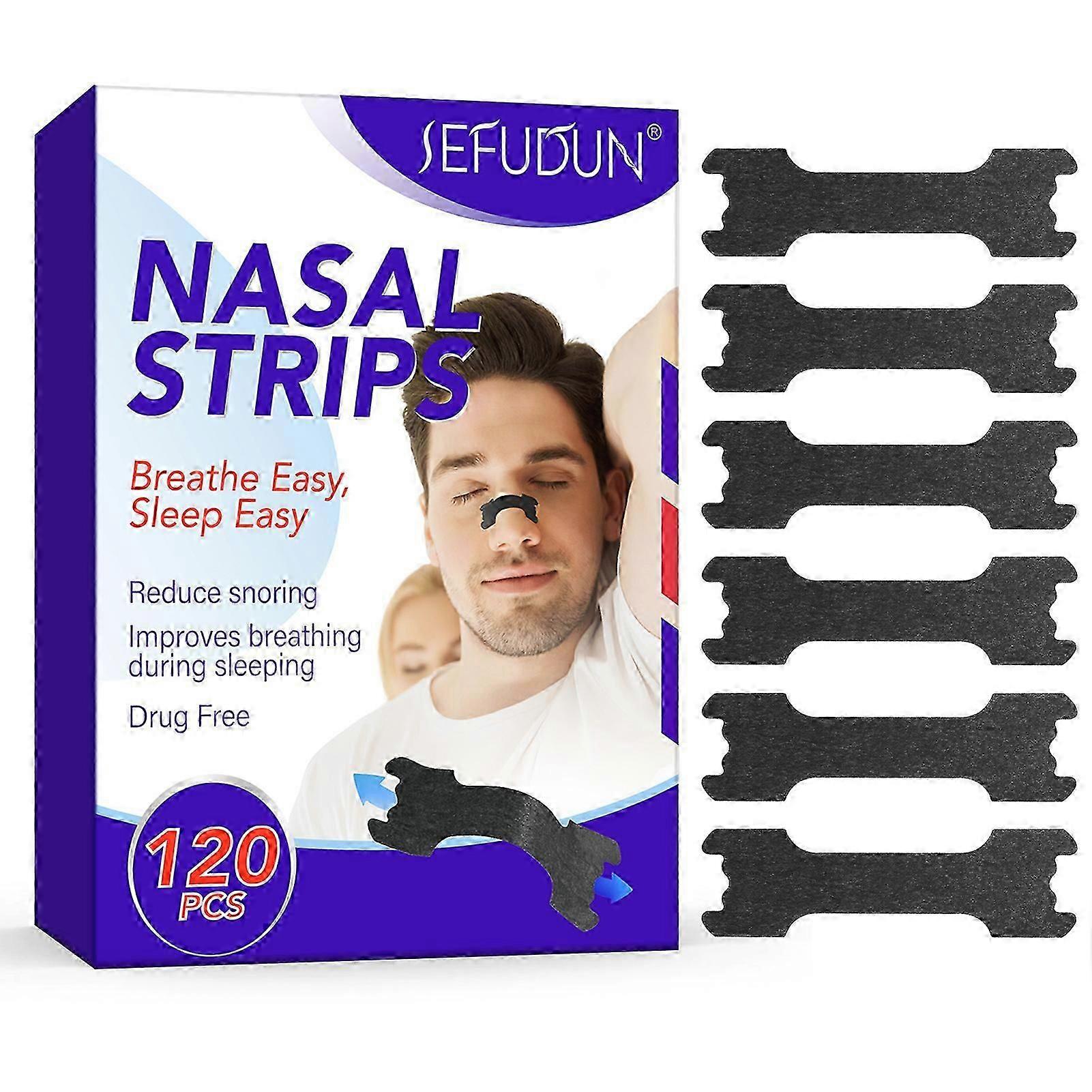 Anti Snoring Nasal Strip Natural Relief From Nasal Congestion. Gentle On Sensitive Skin. for Better Sleep