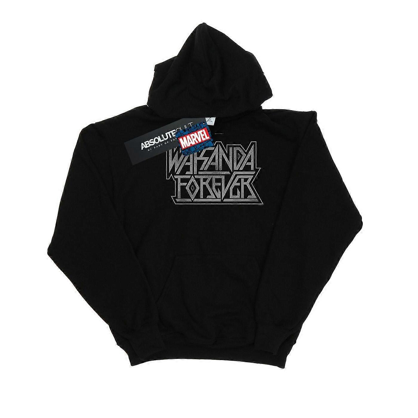 Marvel filles Wakanda Forever logo Sweat à capuche
