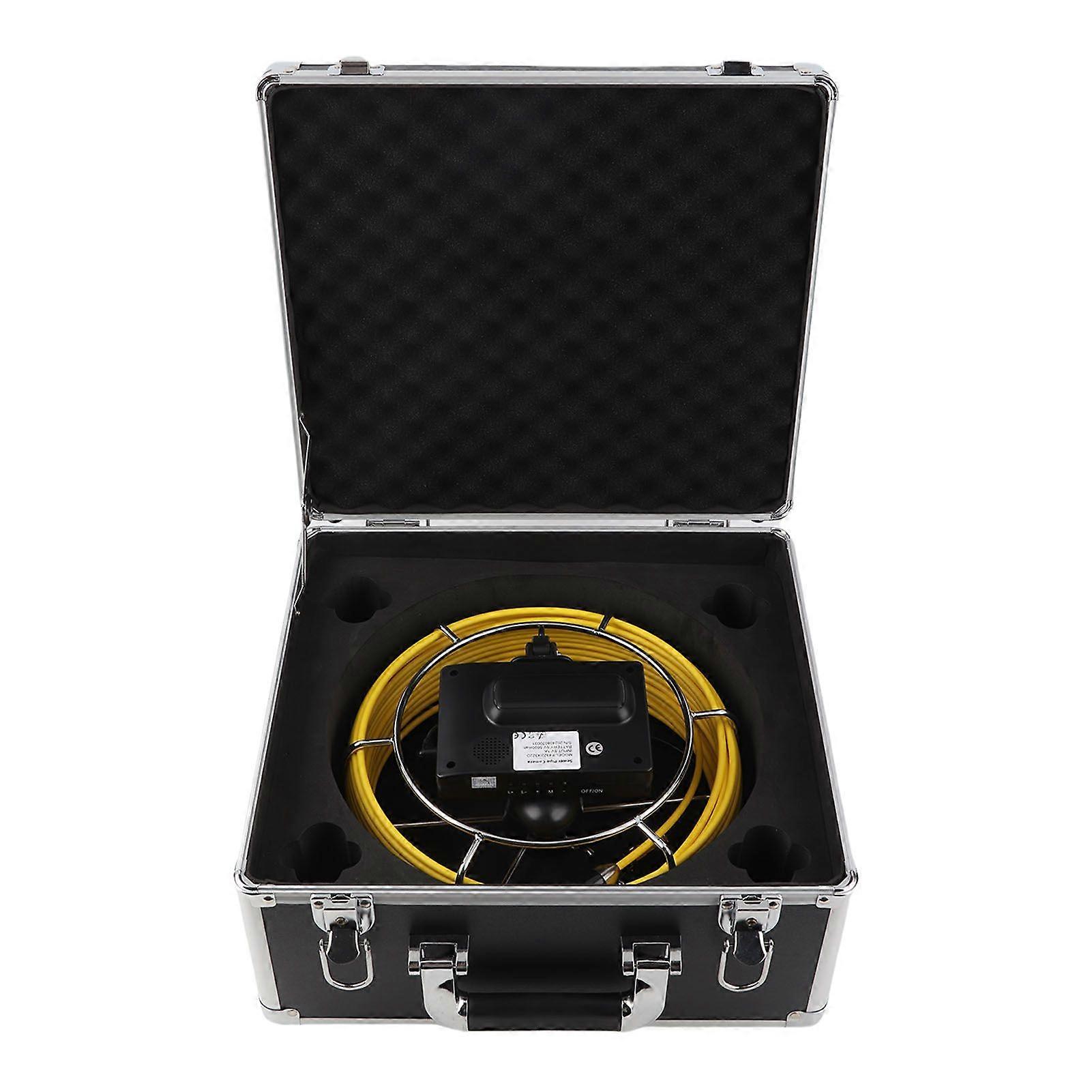 Handheld Pipe Pipeline Inspection Camera Drain Sewer Industrial Endoscope with Display 20m