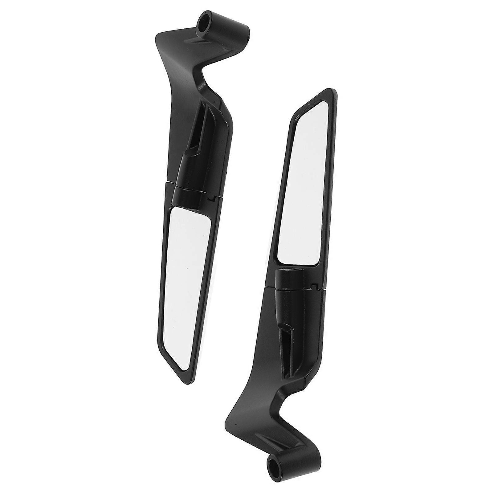 Adjustable Motorcycle Rearview Mirror Invisible Wing Design 1Set for Replacement