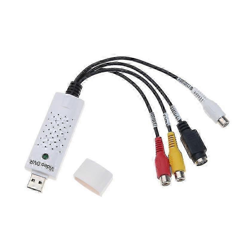 Portable Easy to cap USB2.0 Audio Video Capture Card Adapter VHS To DVD Video Capture Converter For Win7/8/XP/Vista