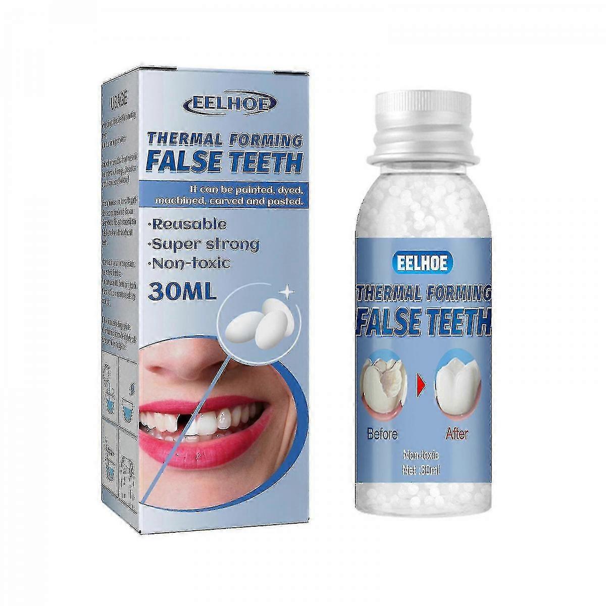 Thermal Forming False Teeth Tooth Repair Kit Tooth Repair Granules For Missing And Broken Tooth Temporary Teeth Filling Repair Kit_PHC02