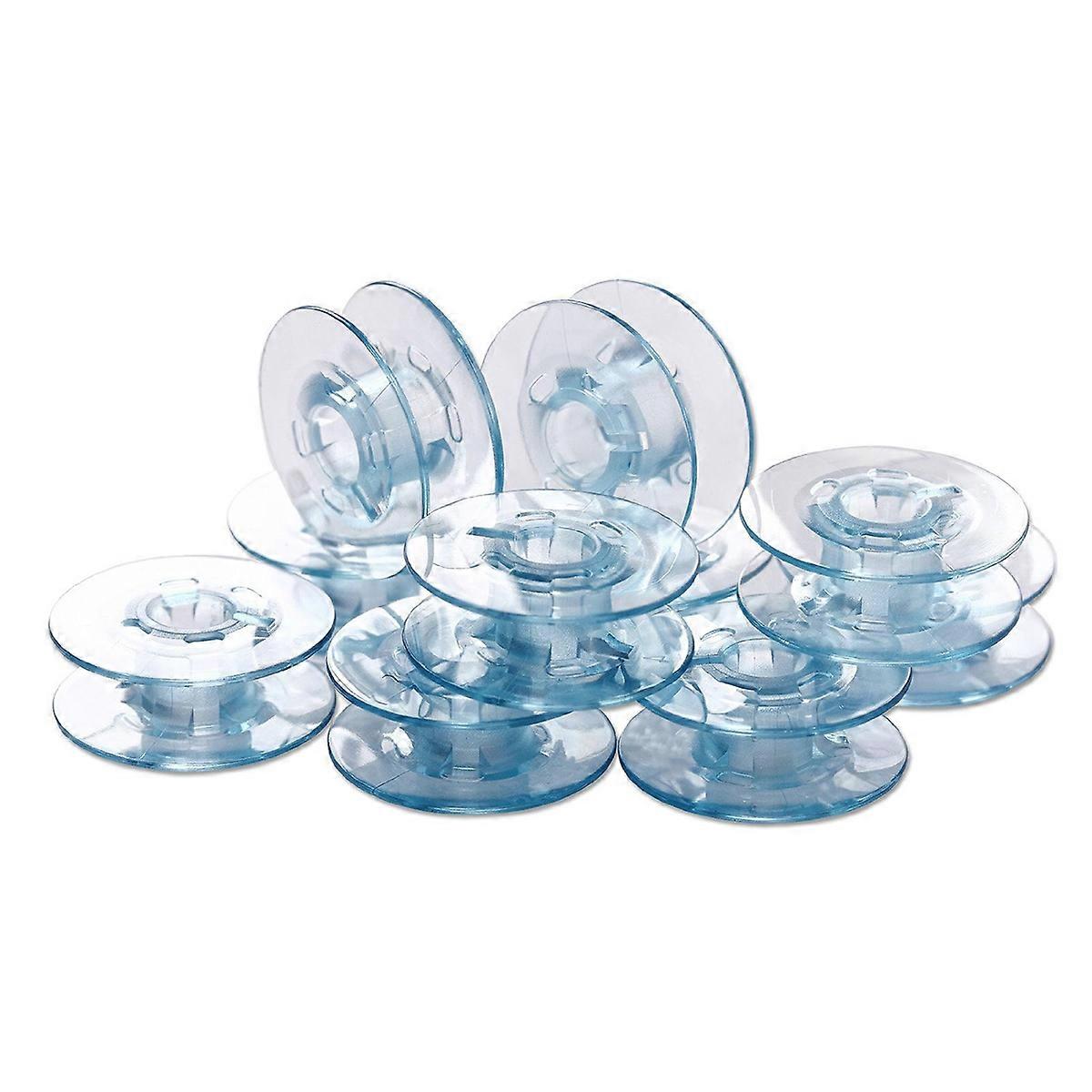 Sewing Machine Bobbin Plastic Spools for Most Models 10Pcs