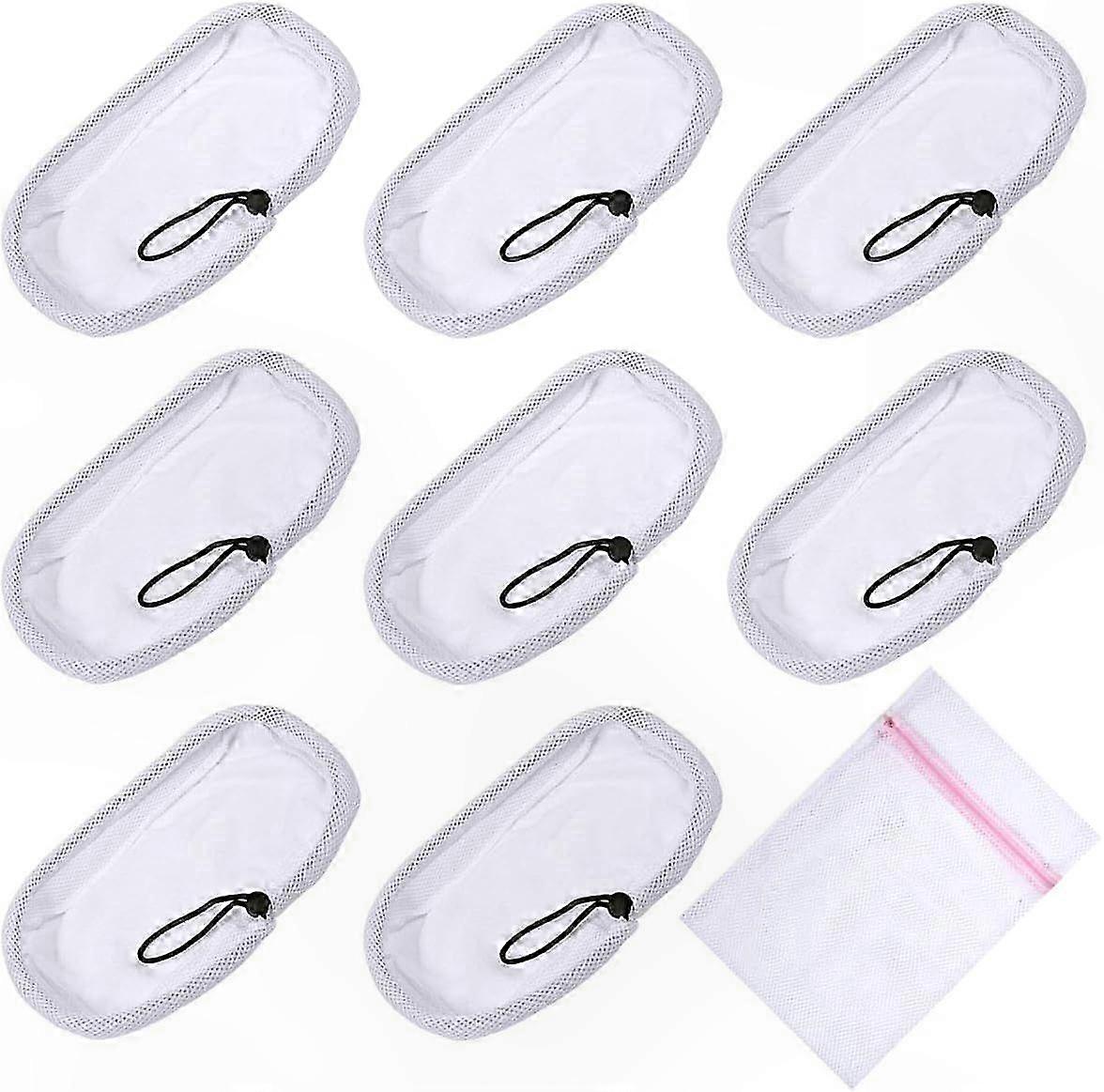 Morphy Richards Steam Mop Pads - 8 Pack Replacement Cloths for Steam Cleaners