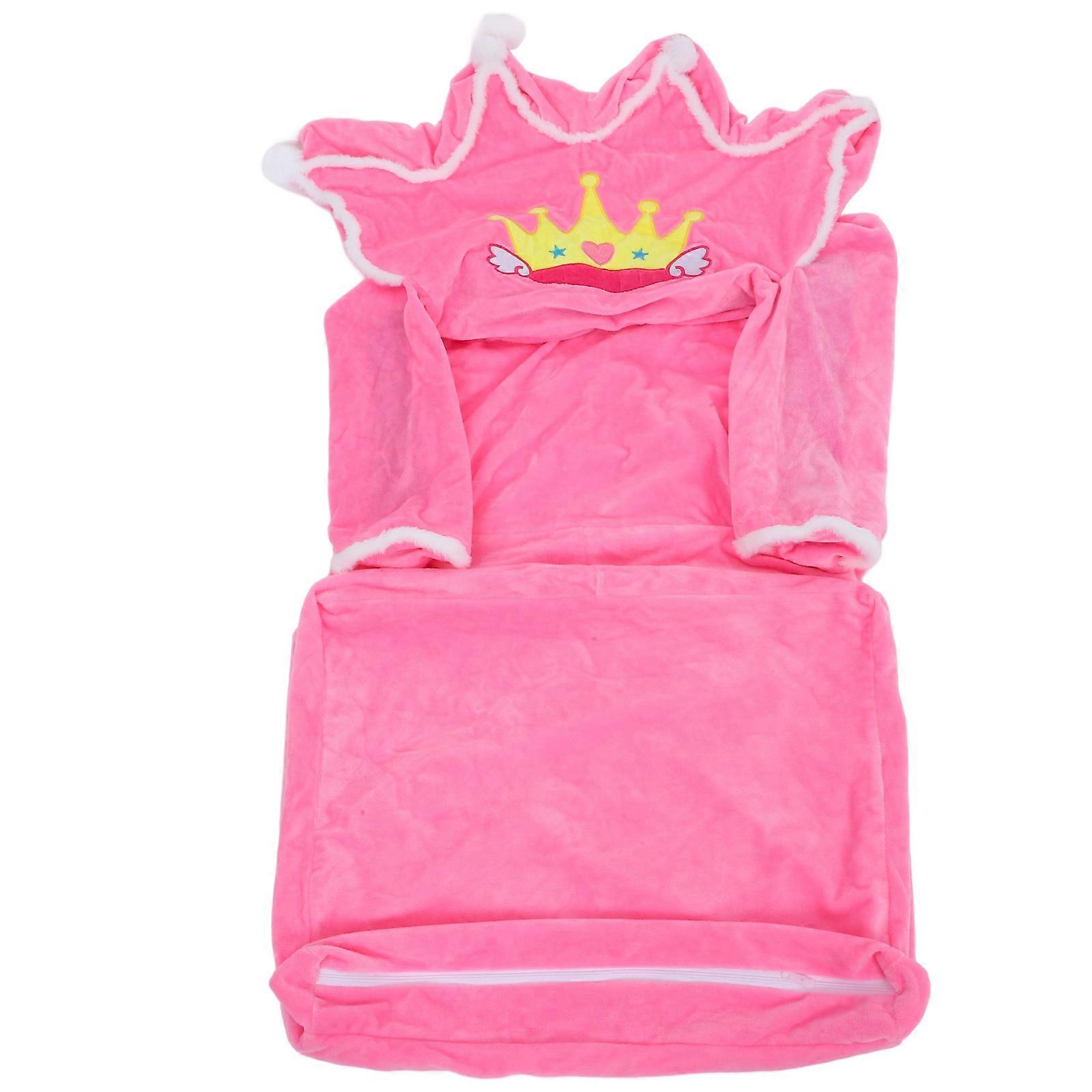 Soft Plush Kids Sofa Cover for Children Featuring Elastic Fit 1 Seat