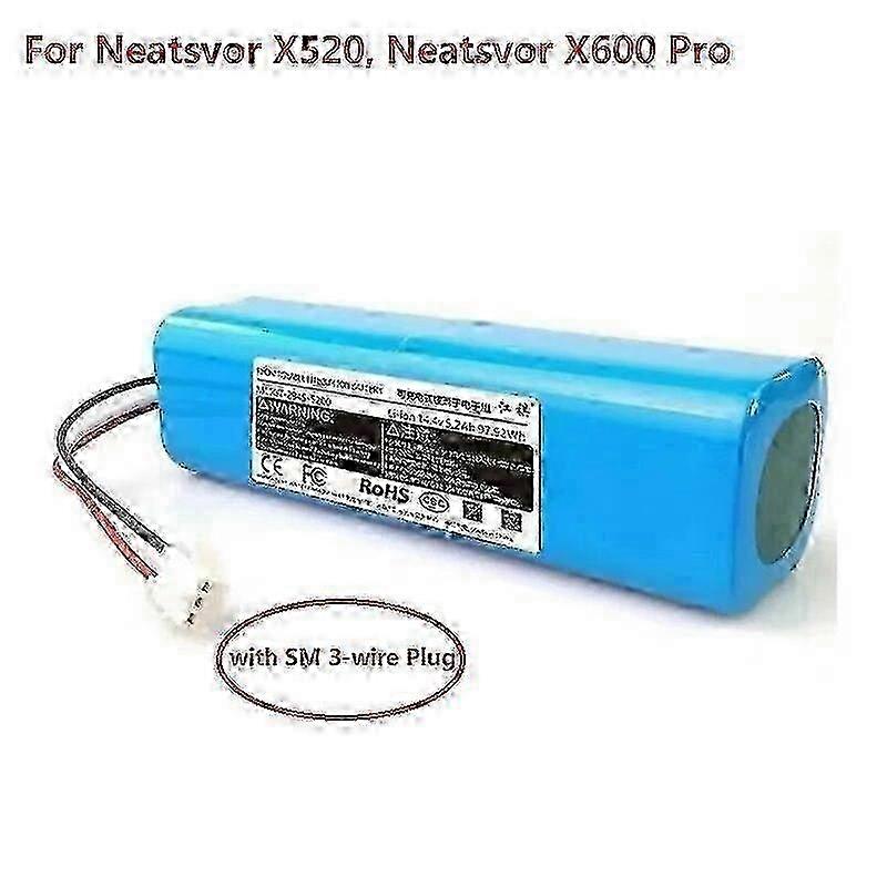 suitable for New 5600mah Li-ion Battery For Neatsvor X520 Neatsvor X600 Pro Robot Vacuum Cleaner Accessories-CHENG DU SI XI 2025