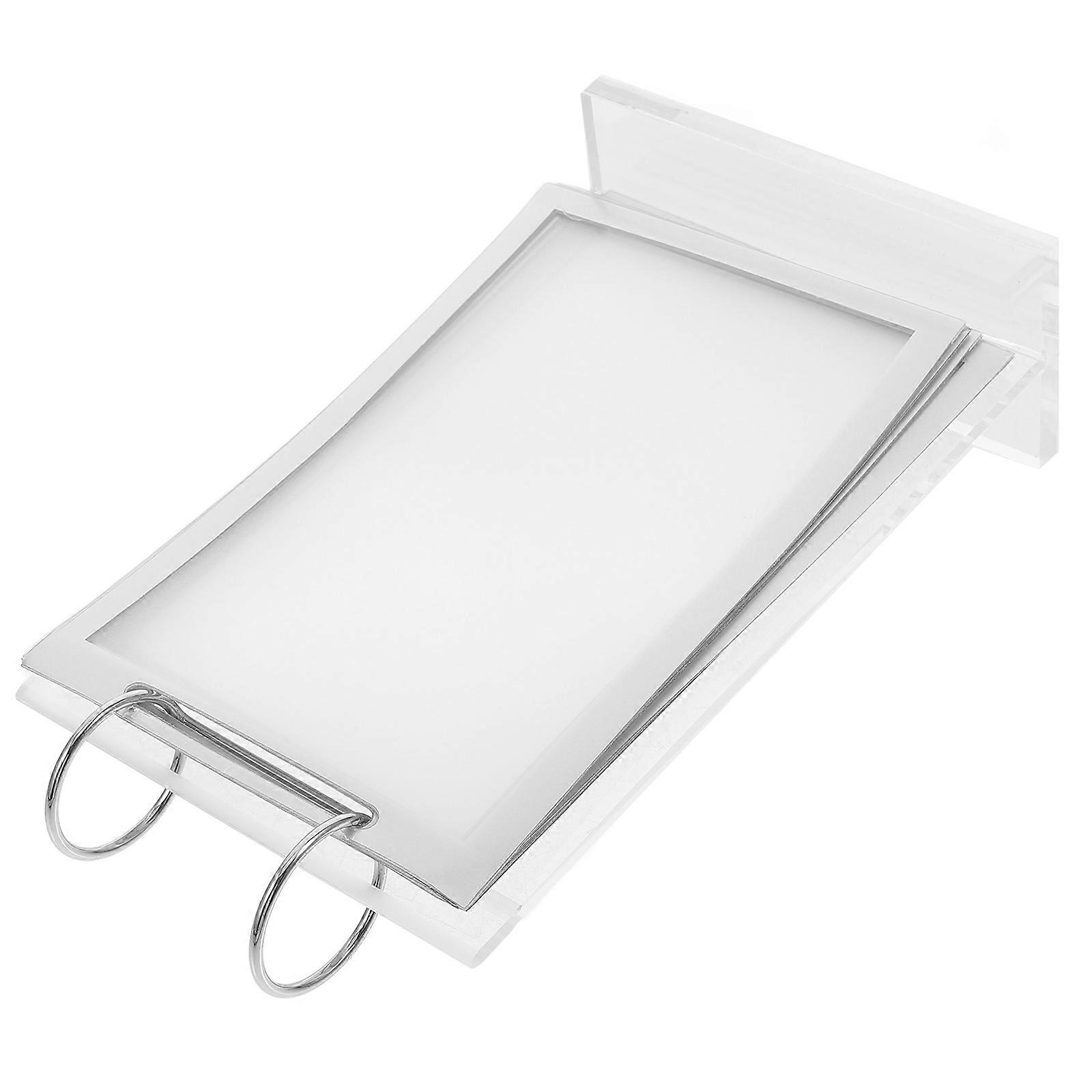 Menu Stand Acrylic Flip Display Holder for Table Use 3Pcs Pack