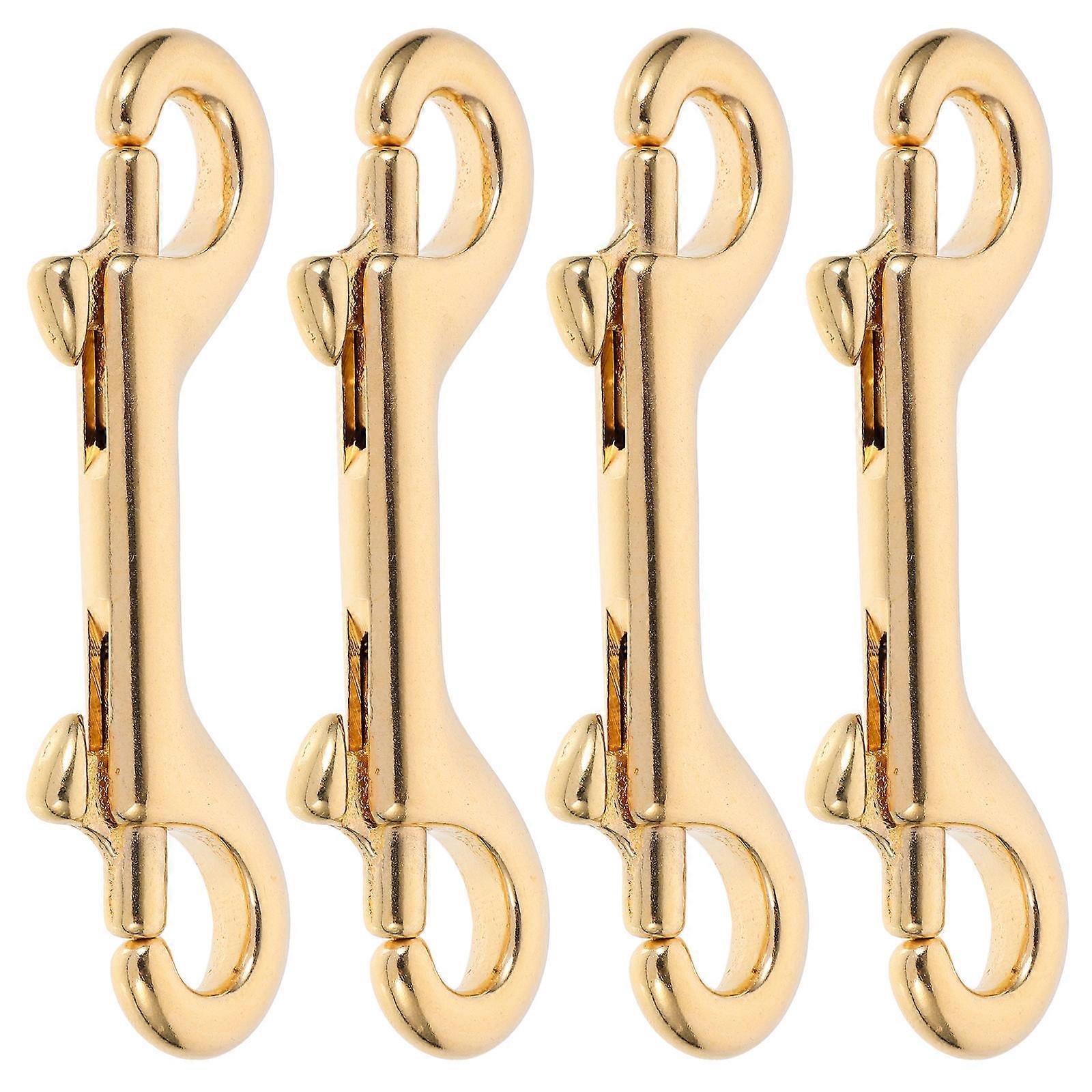 Brass Lobster Clasp Trigger Clips for Bag Straps Oval Swivel 16Pcs