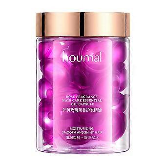 30-Pack Rose Fragrance Hair Care Oil Capsules with Rose Extract to Smooth Frizz and Repair Damage